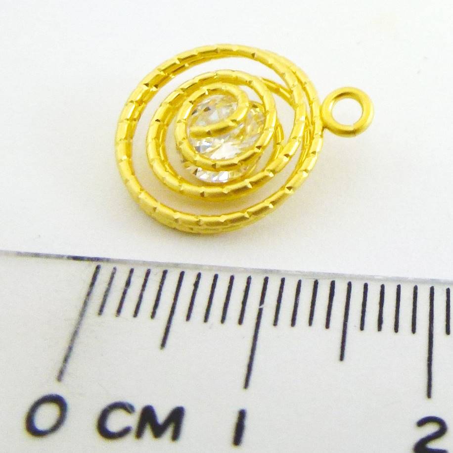 銅鍍霧金色單孔螺旋單鑽