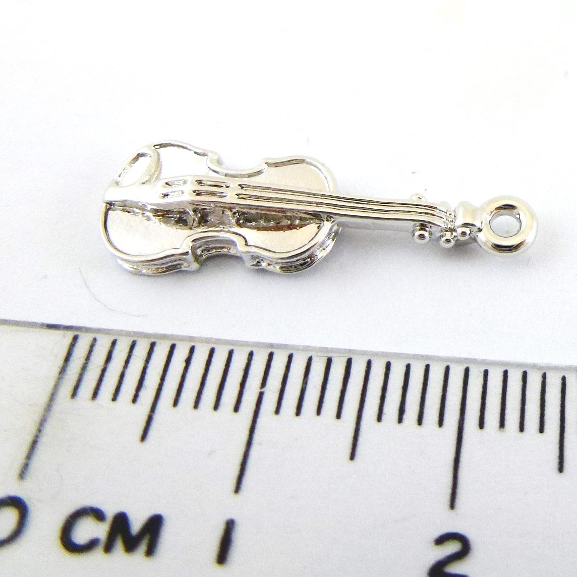 銅鍍正白K色單孔小提琴