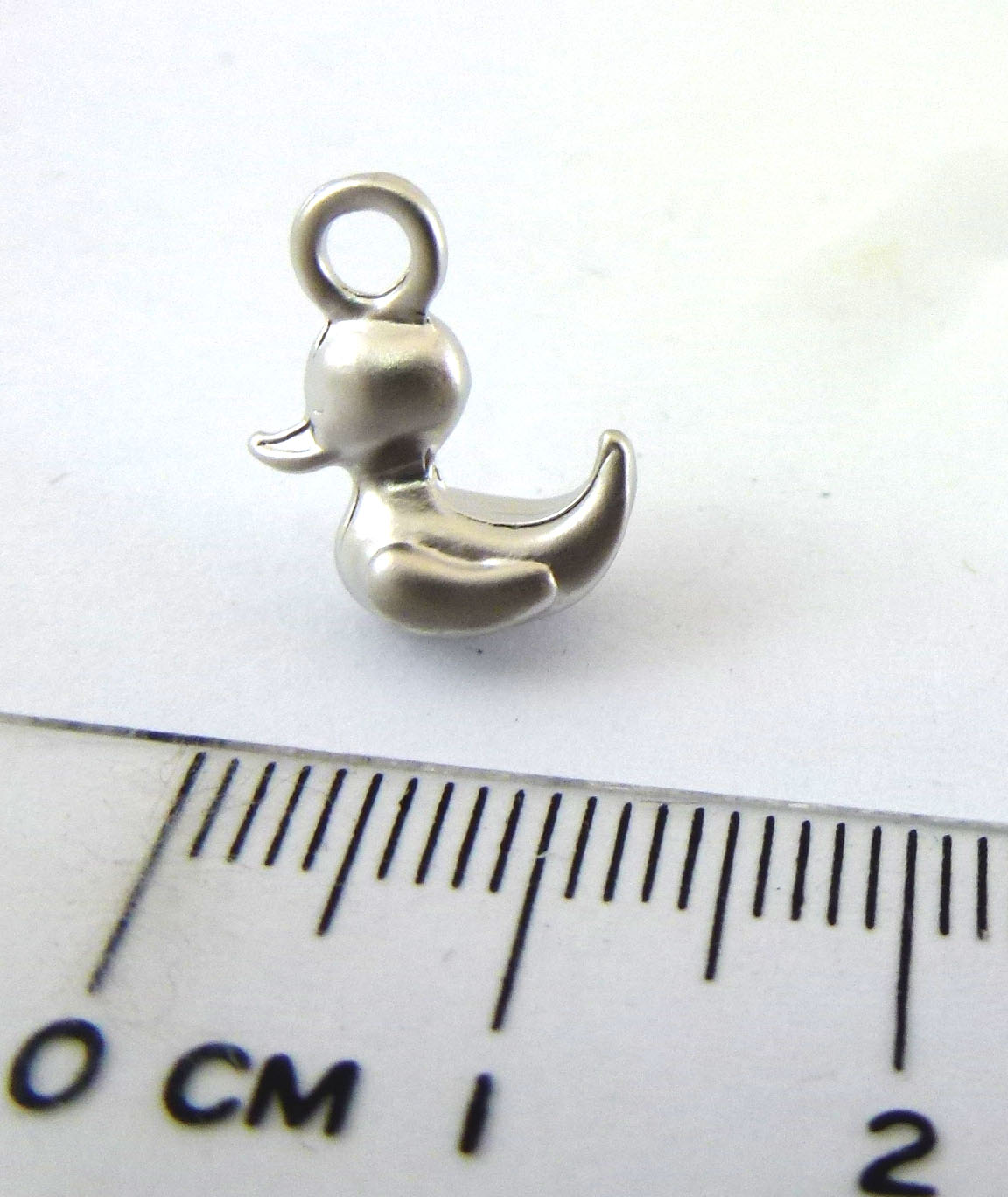 銅鍍霧銀色單孔鴨子