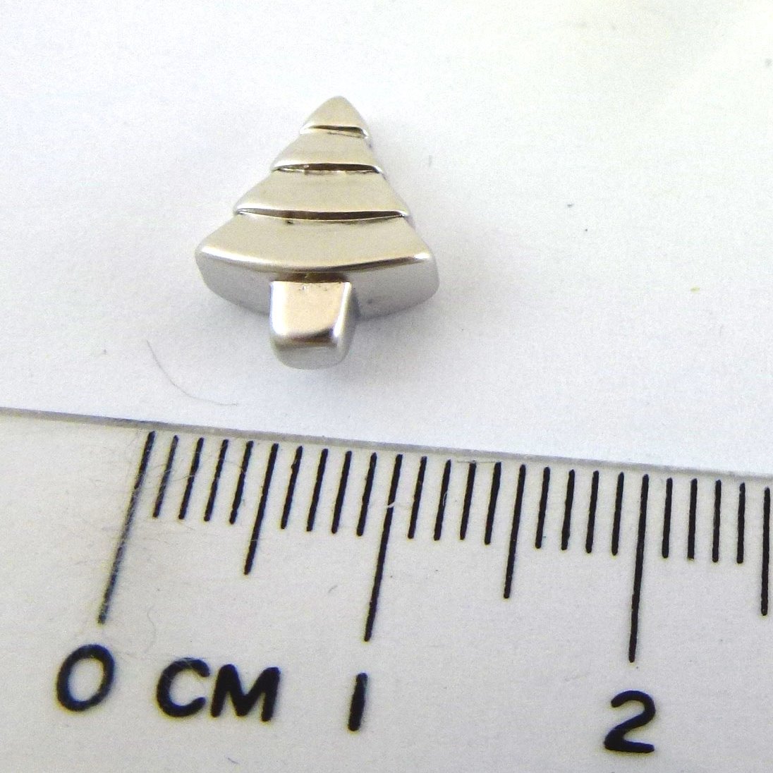 銅鍍霧銀色橫洞聖誕樹