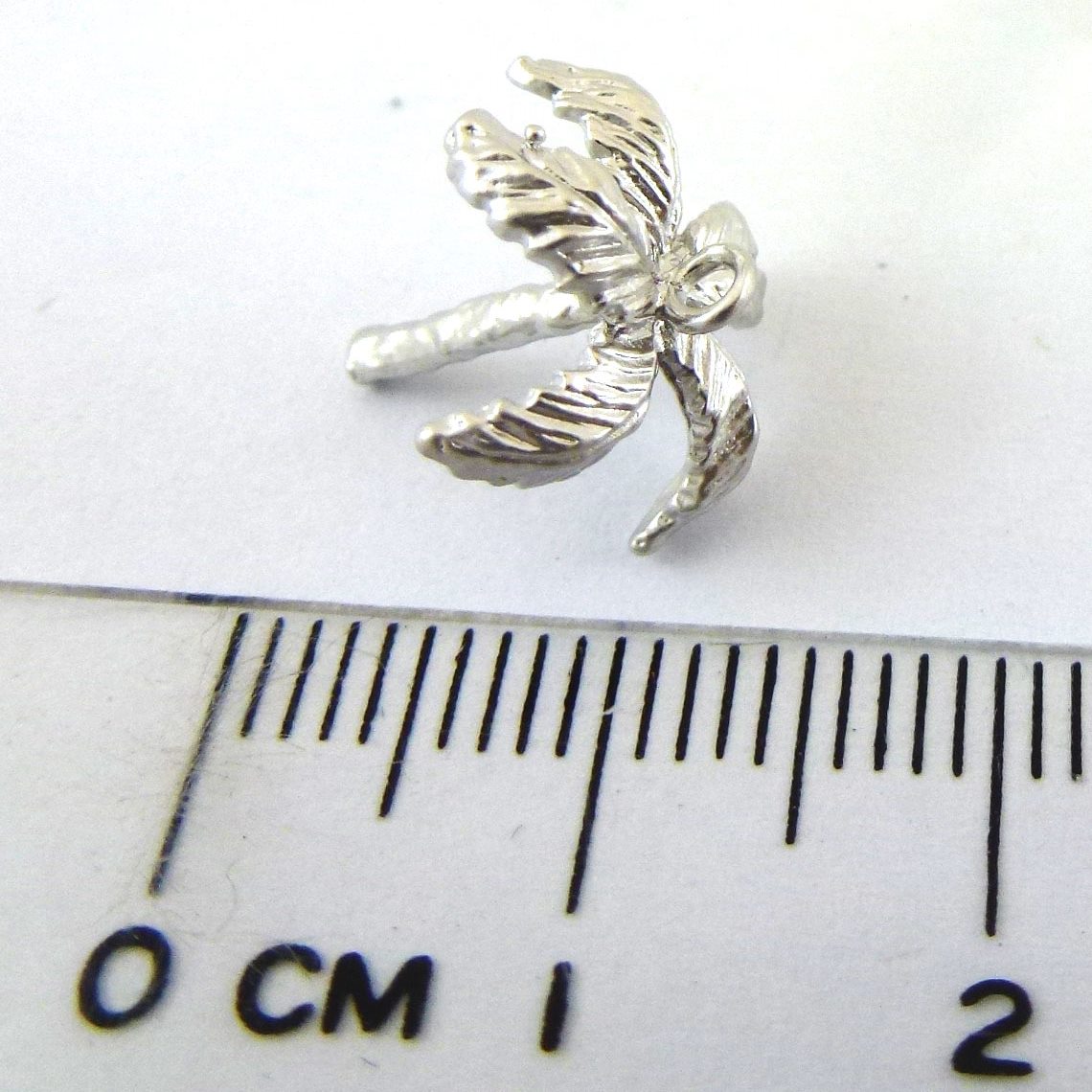 銅鍍霧銀色單孔椰子樹