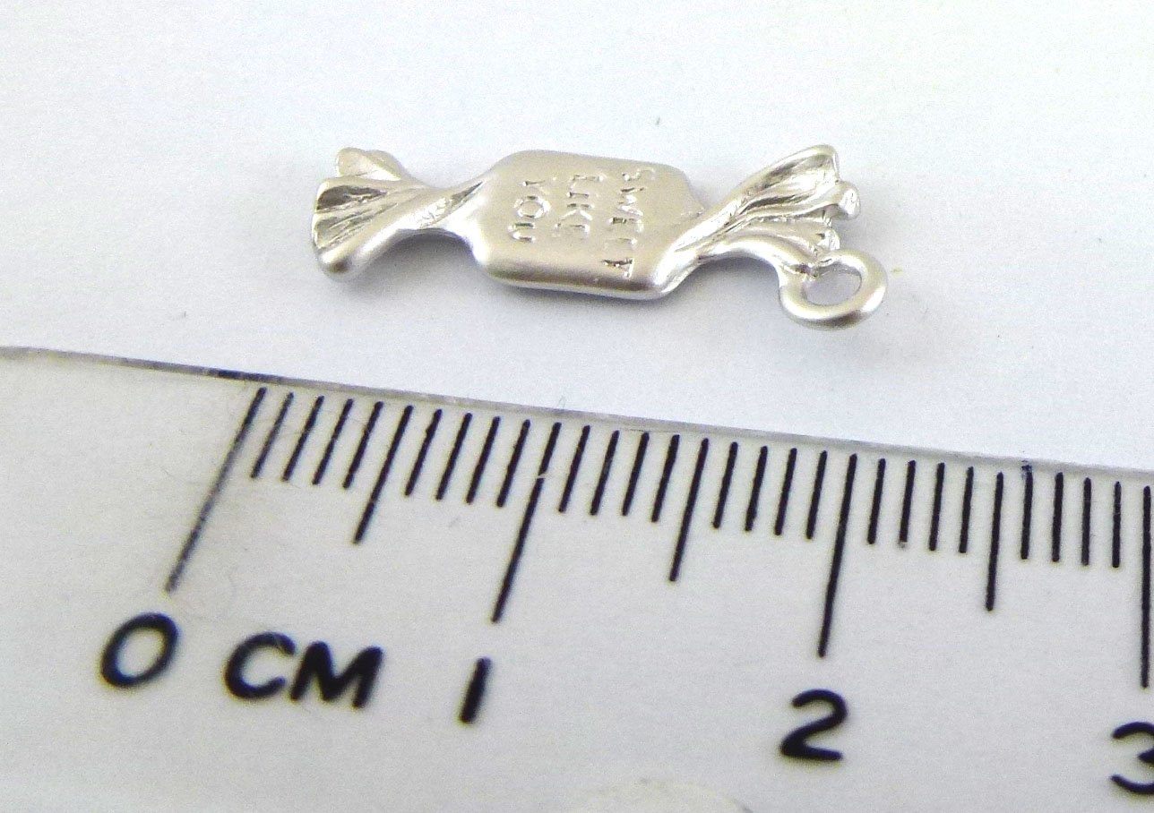 銅鍍霧銀色單孔糖果