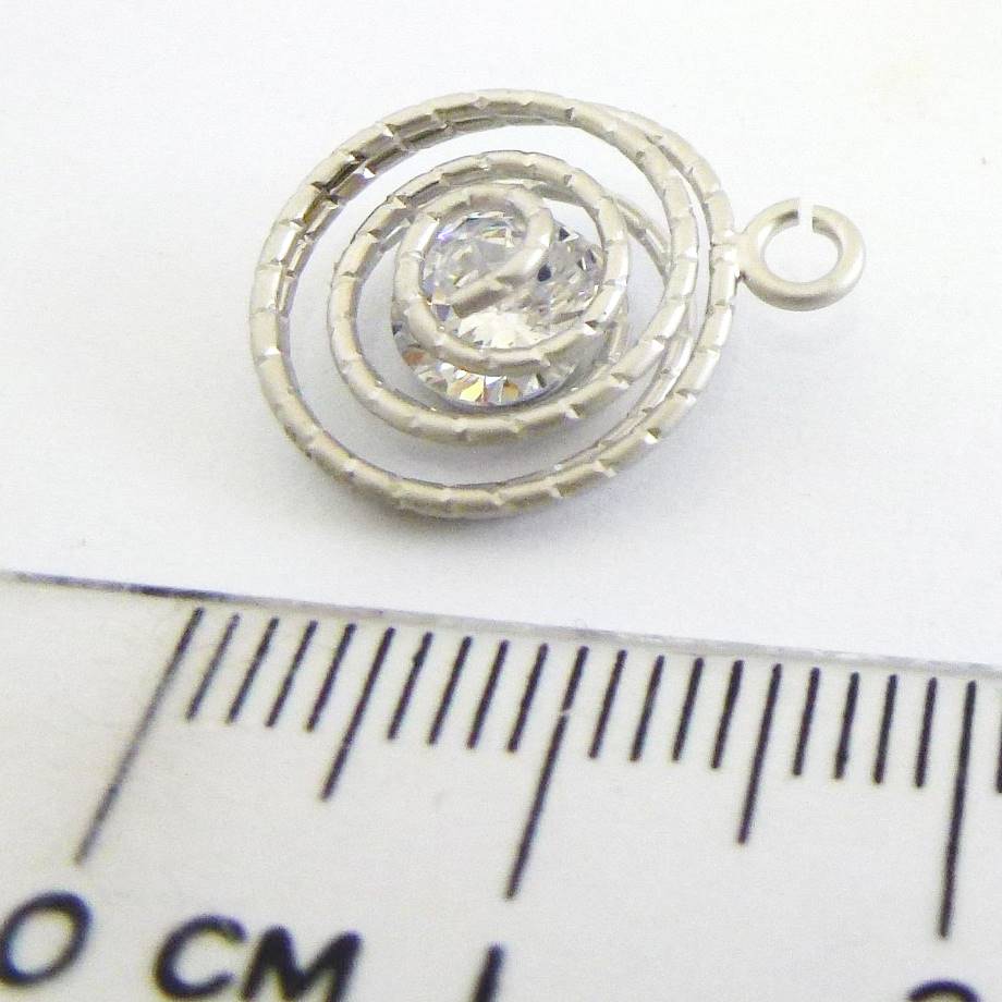 銅鍍霧銀色單孔螺旋單鑽