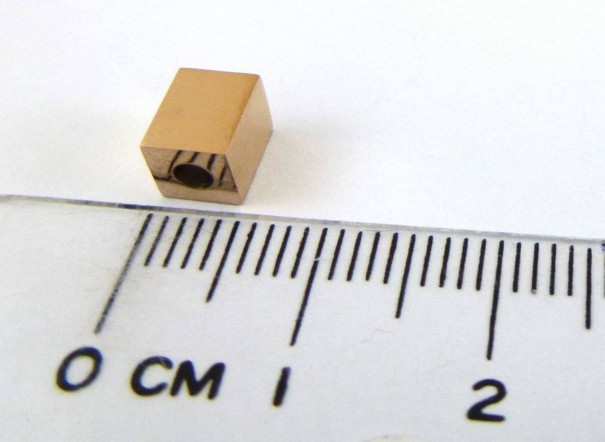 不銹鋼鍍玫瑰金色直洞長方體