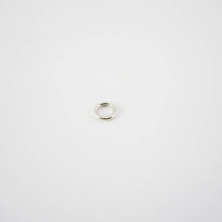 0.6x4mm純銀鍍白K色閉口單圈