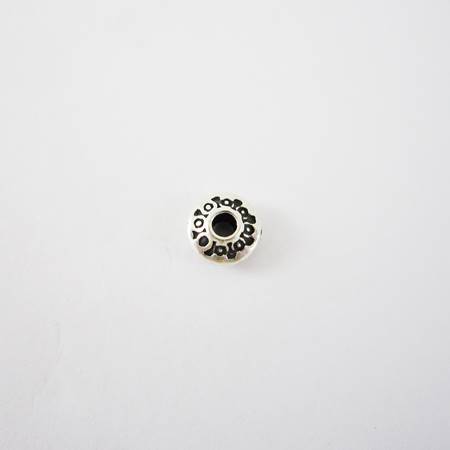 6mm純銀中洞碟形