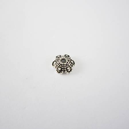 6mm純銀六辦花花帽