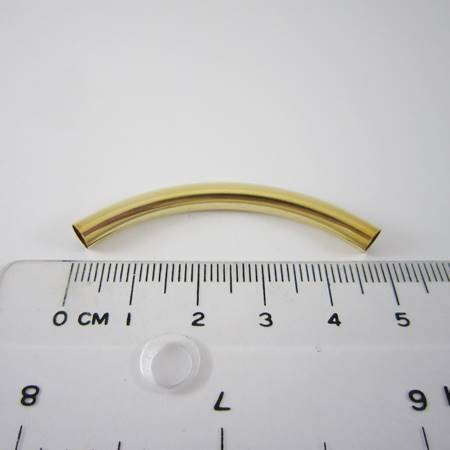 5x50mm包14K金彎管