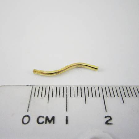 1x20mm純銀鍍金S形彎管