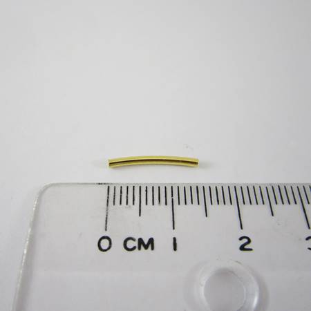 1x15mm純銀鍍金彎管