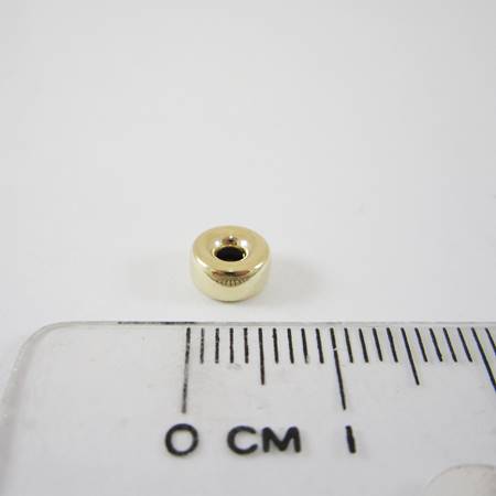 6mm包14K金中洞圓形