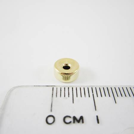 7mm包14K金中洞圓形