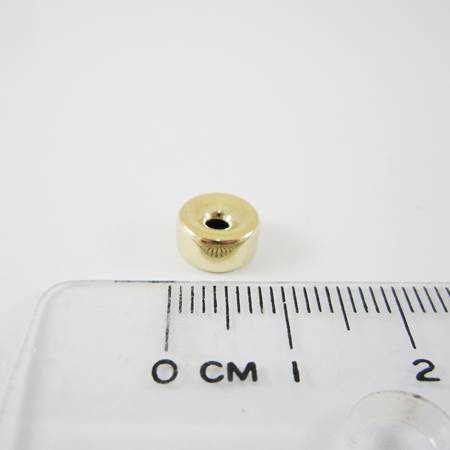 8mm包14K金中洞圓形
