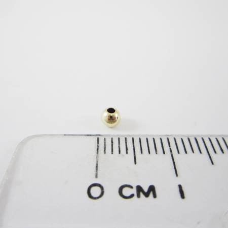 2.5mm包14K金球