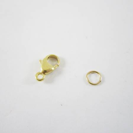 7mm包14K金彈簧圈扣頭