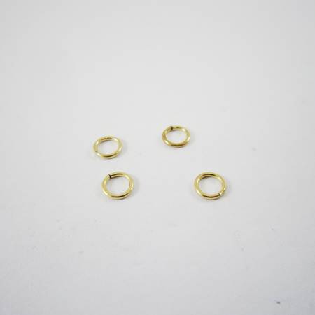 0.7x4.5mm包14K金閉口單圈