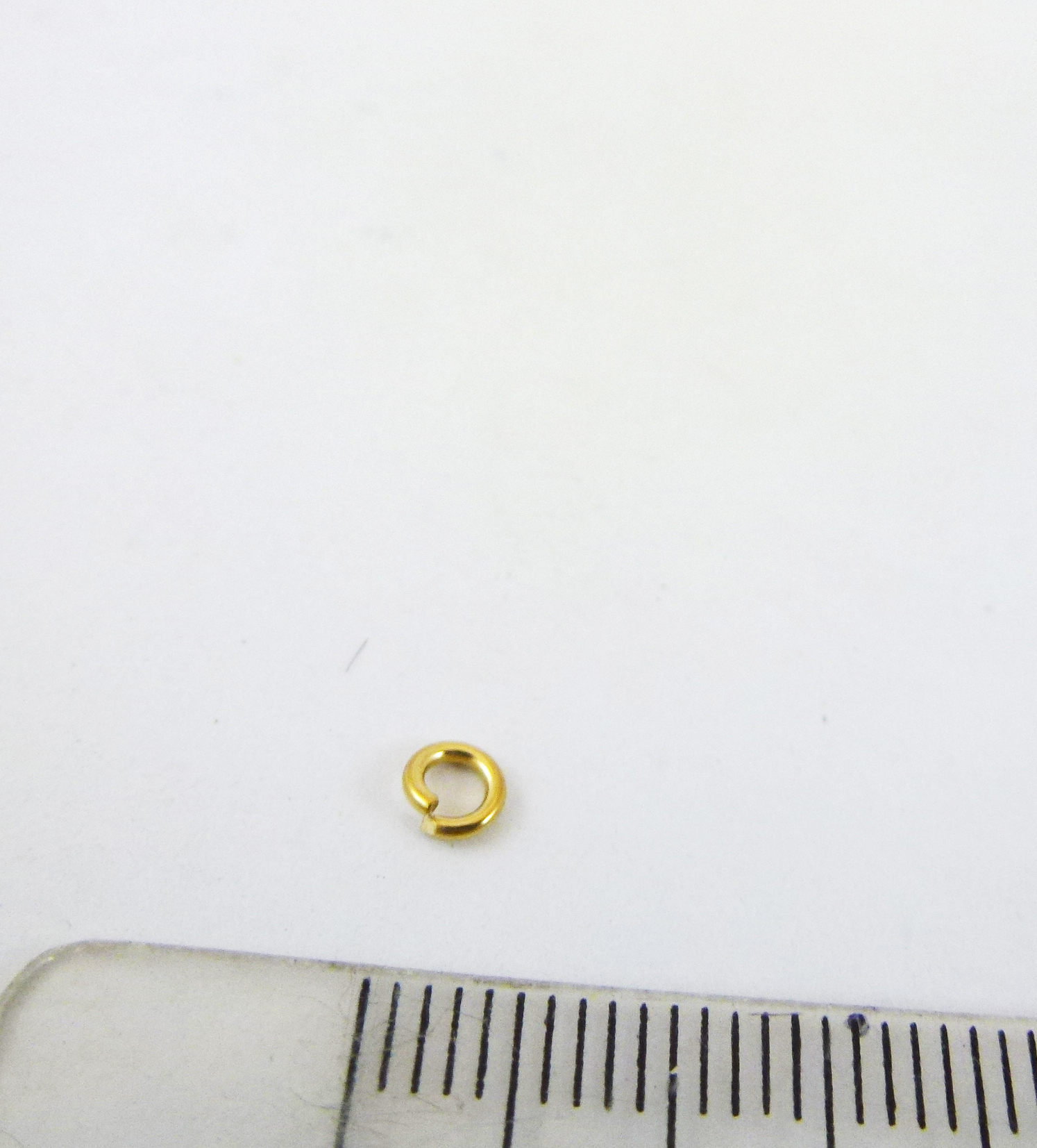 0.8X3.5mm包14K金單圈