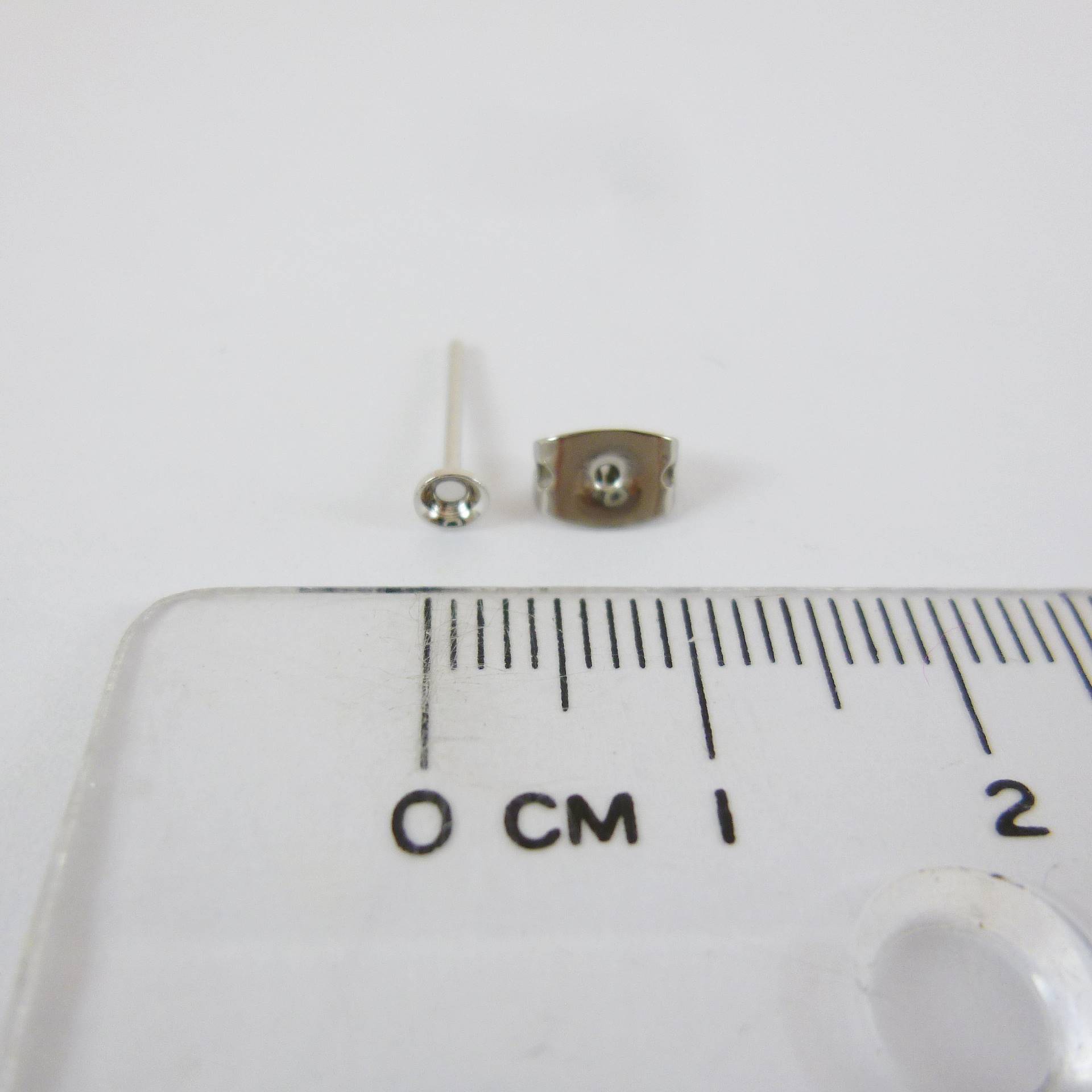 正白K色圓凹盤耳針