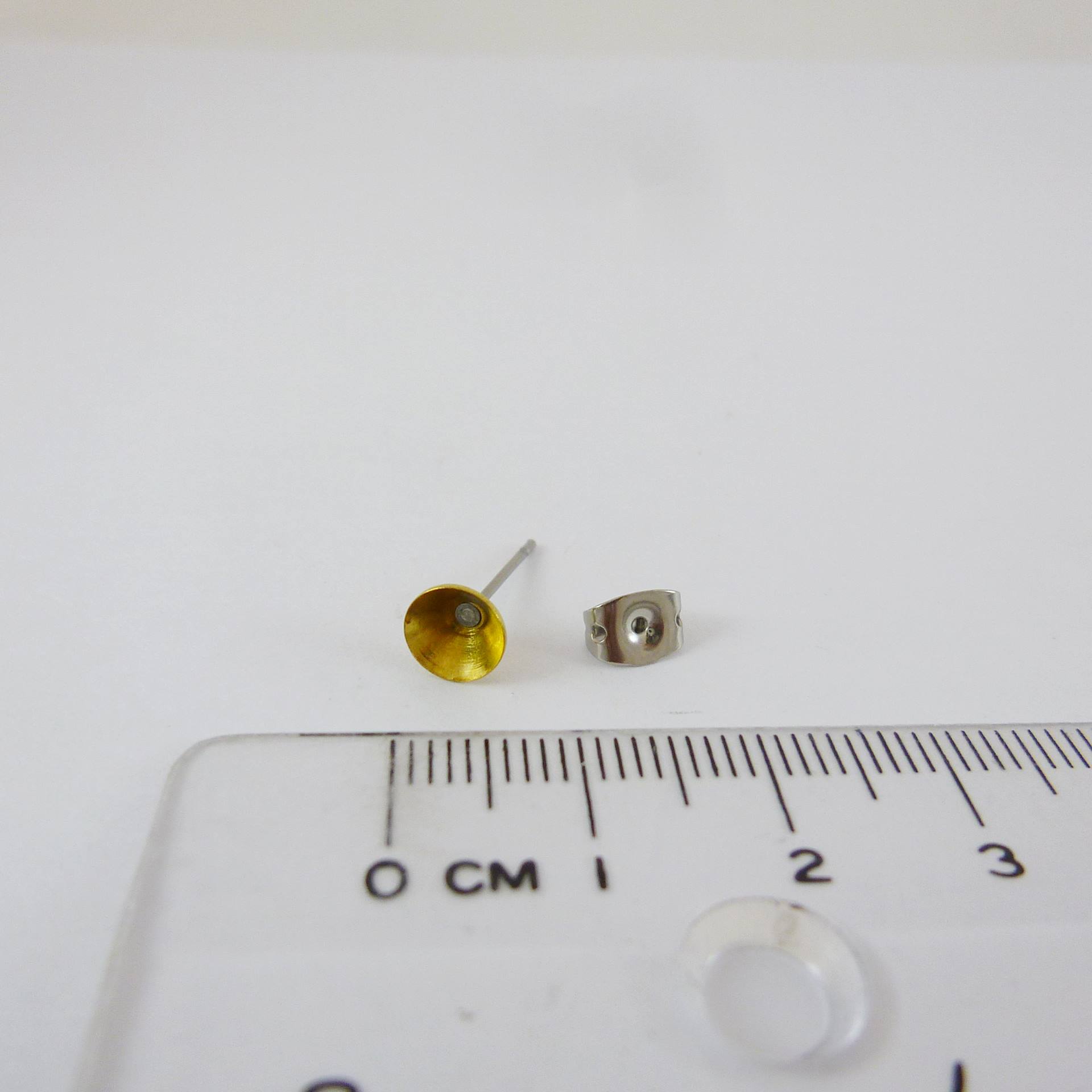 不銹鋼圓錐形耳針(尖底鑽用)