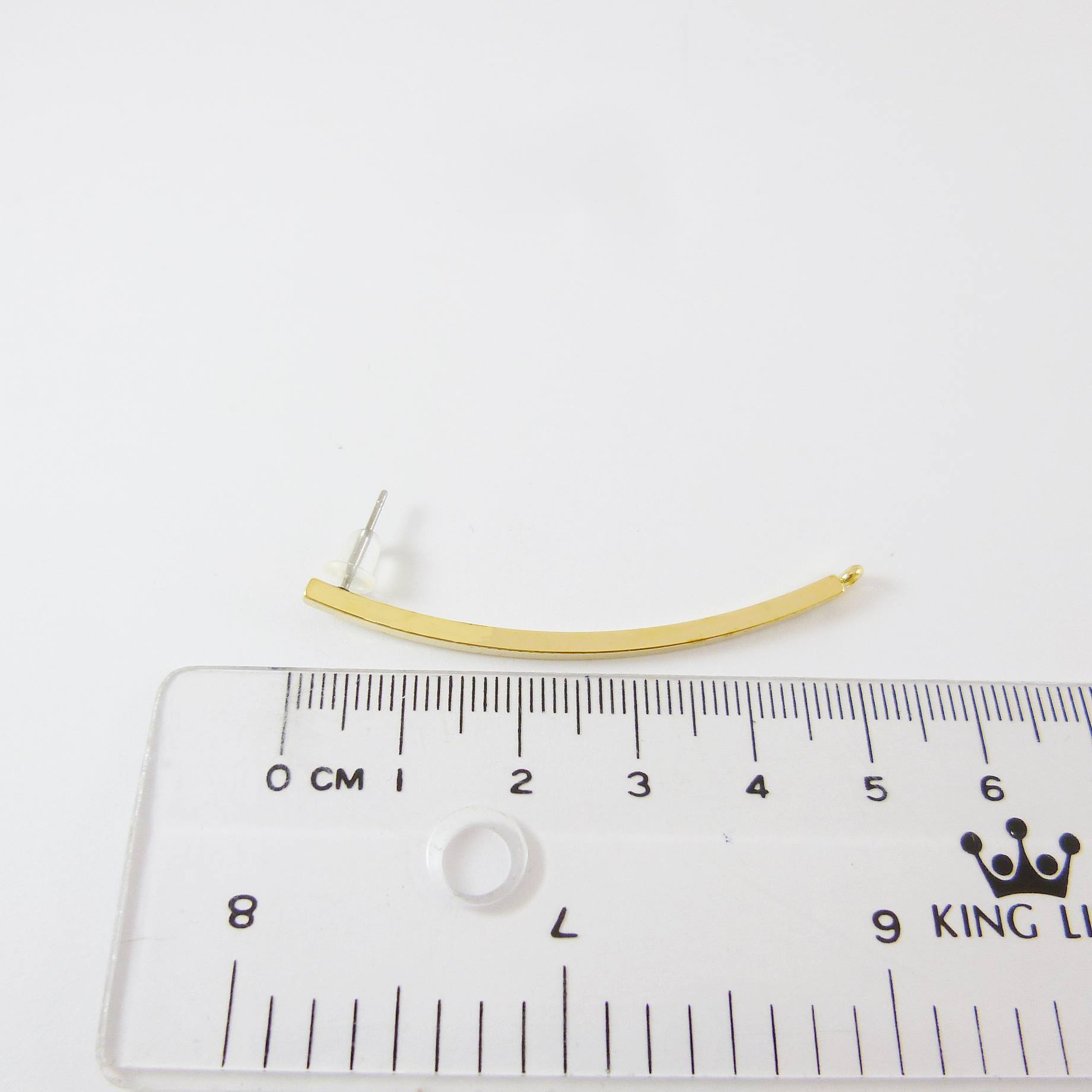 正白k色素面弧形耳針