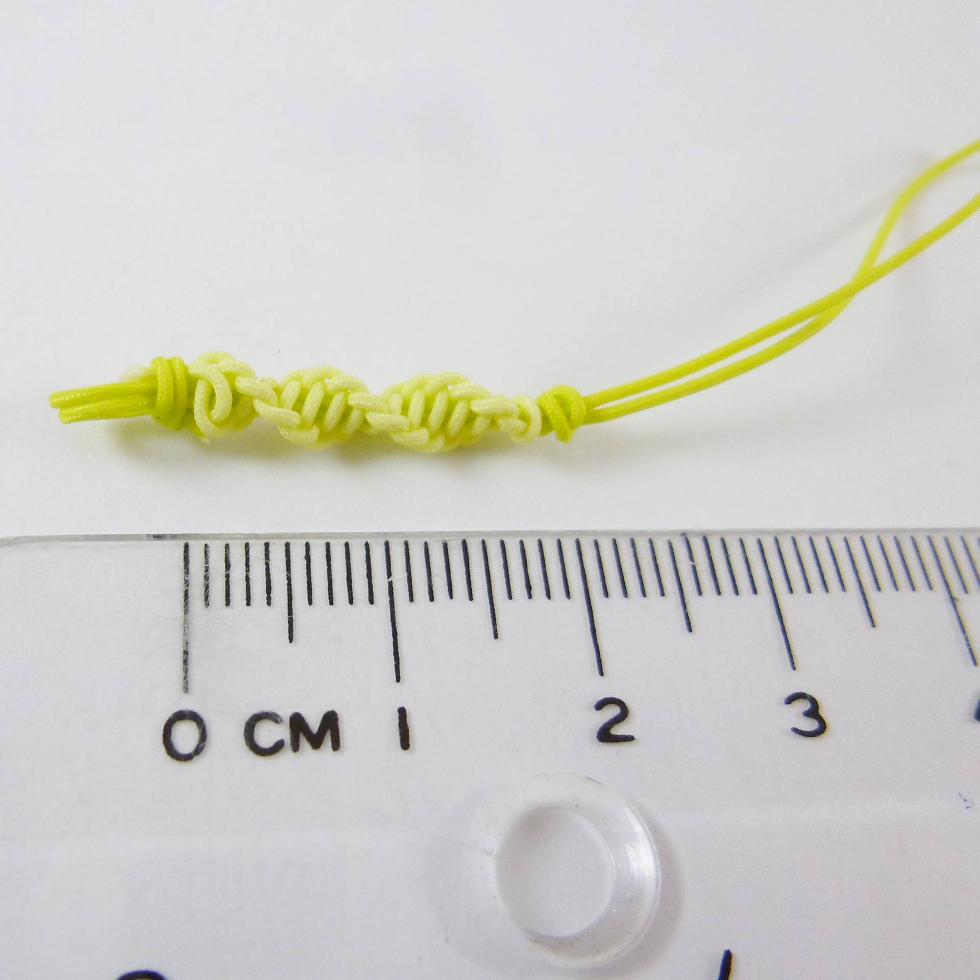 單平結吊繩-淺綠