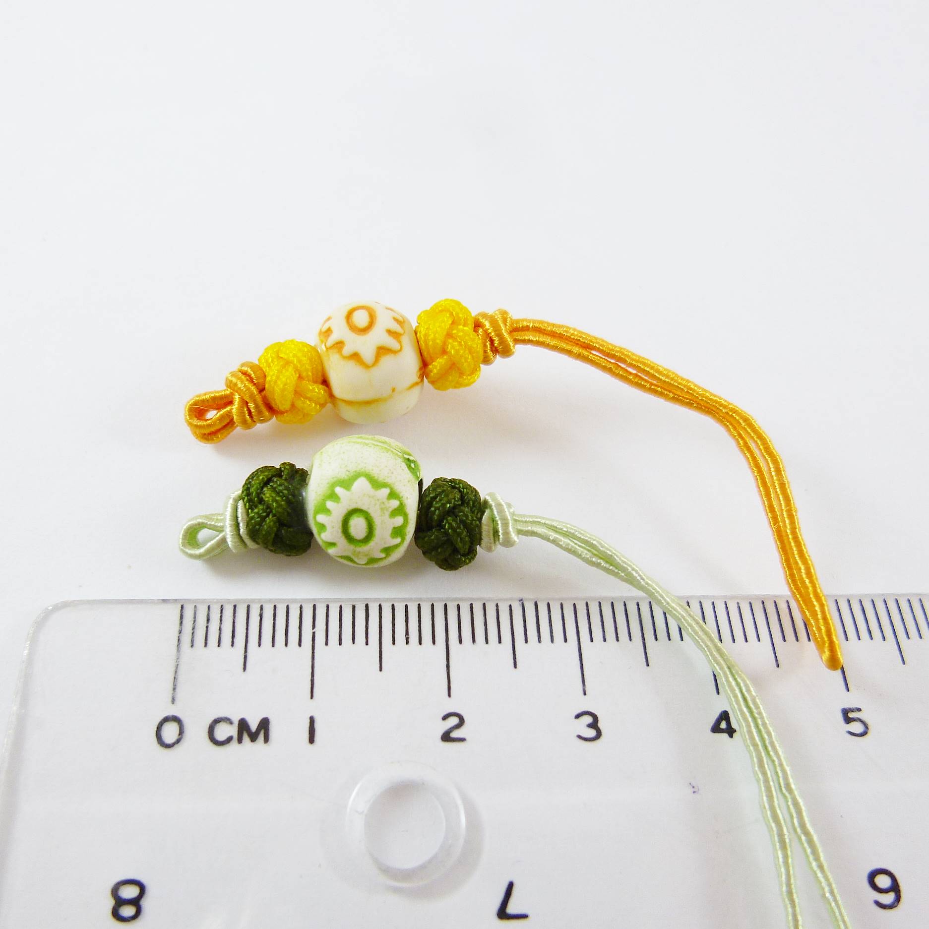 陶珠+雙鈕釦結吊繩-綜合