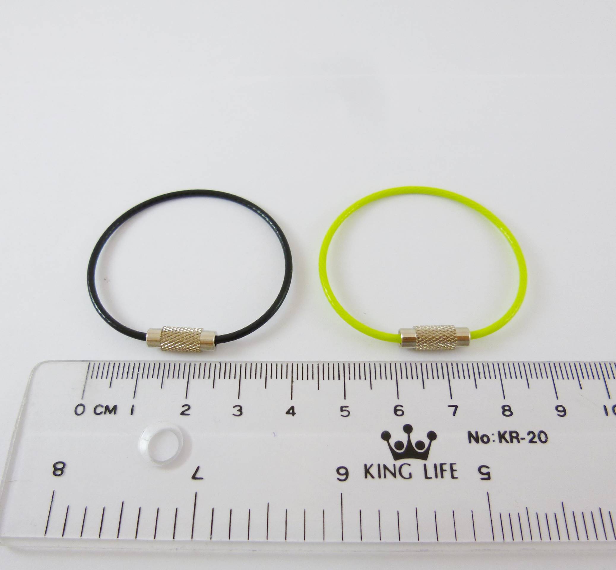 銅鍍正白K色鋼絲圈-綜合