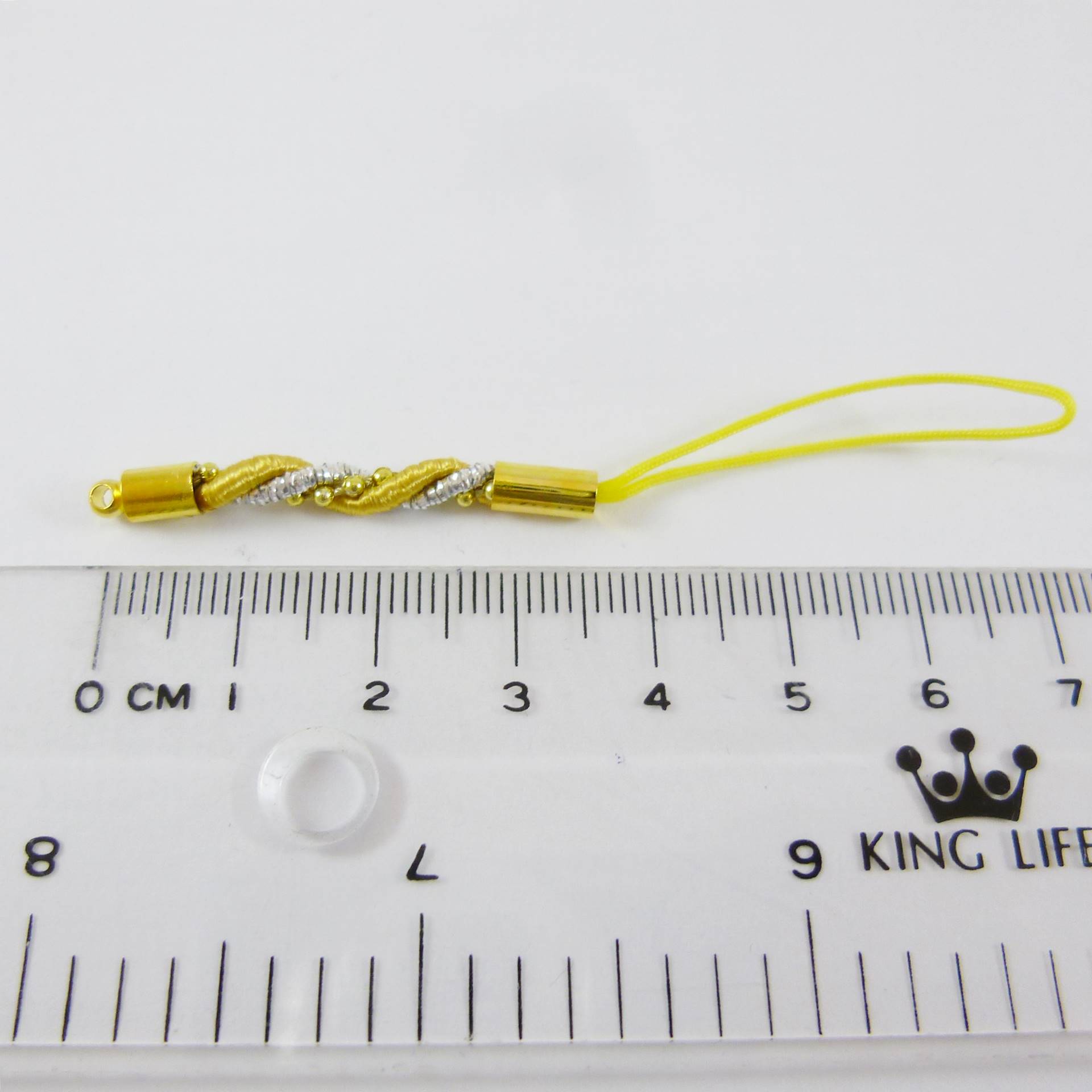 金色雙色螺旋吊繩-金色