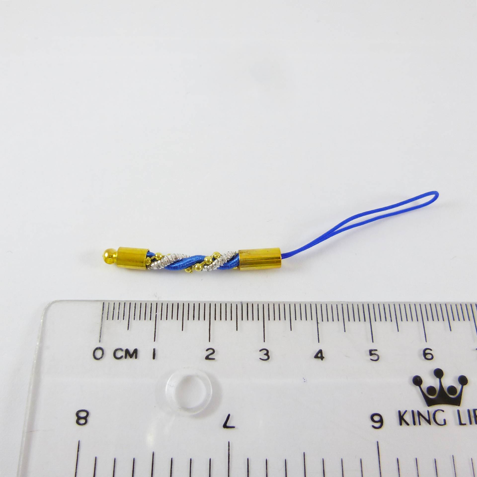 金色雙色螺旋吊繩-紫色