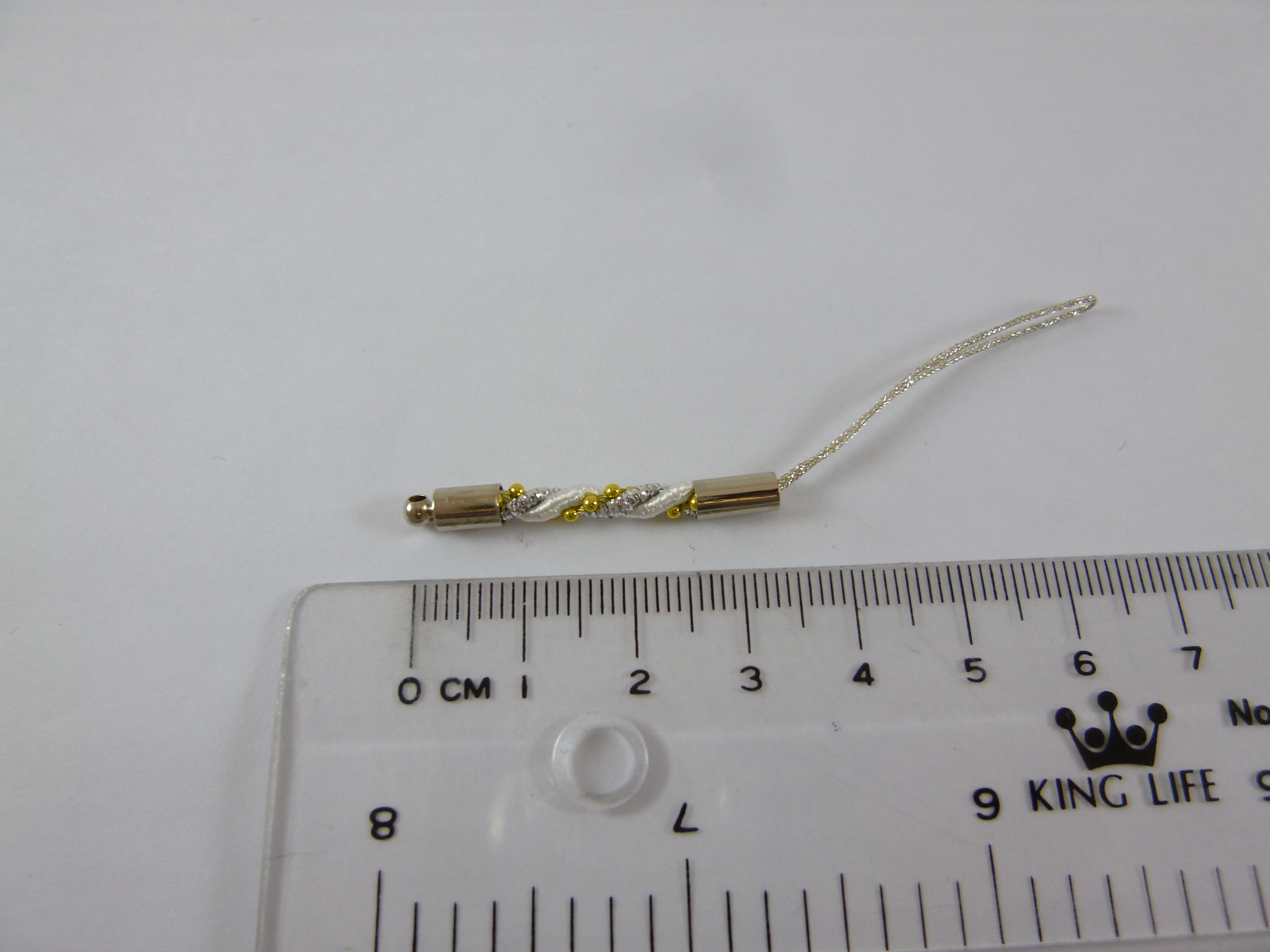 正白K色螺旋吊繩-白色