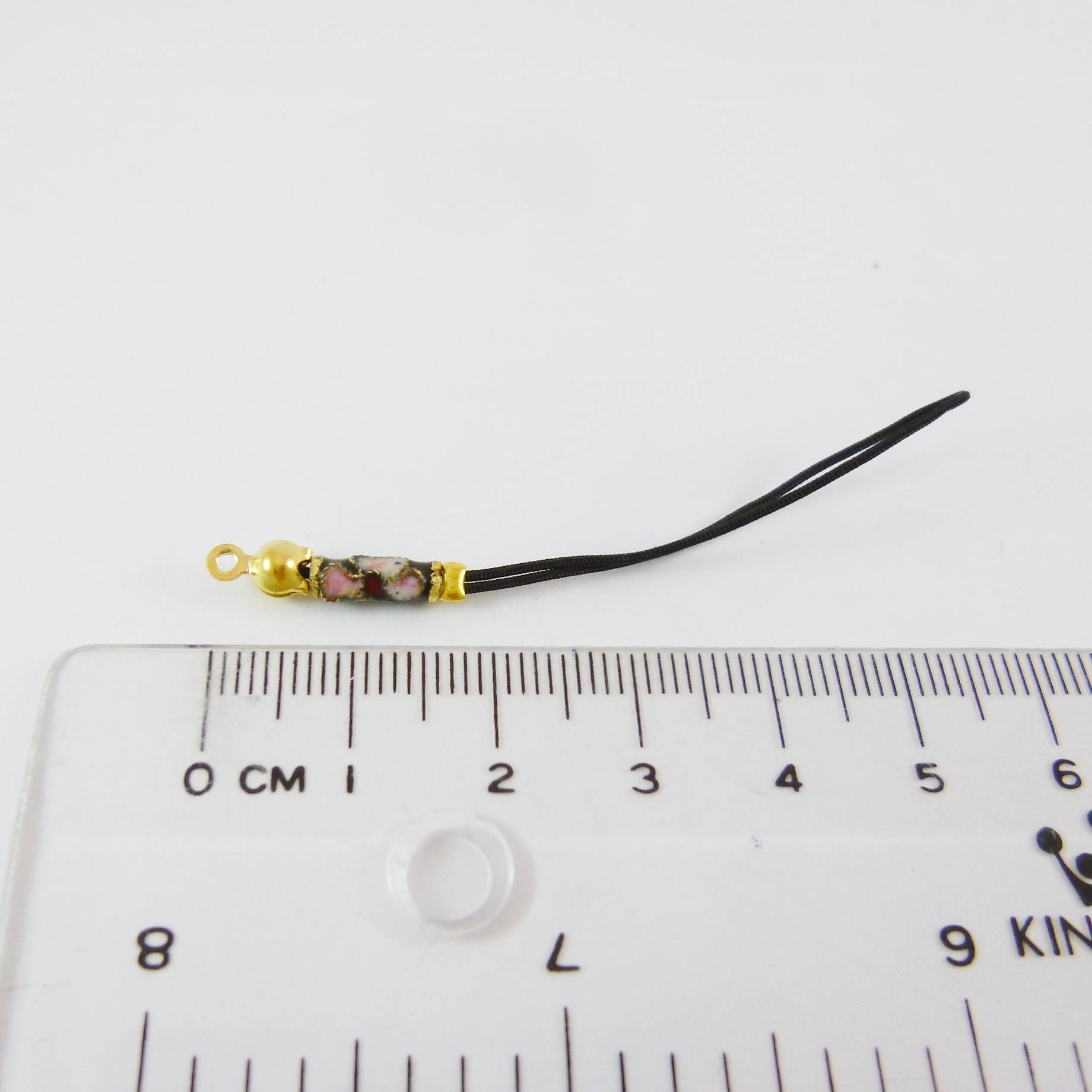 金色黑色景泰藍黑色吊繩