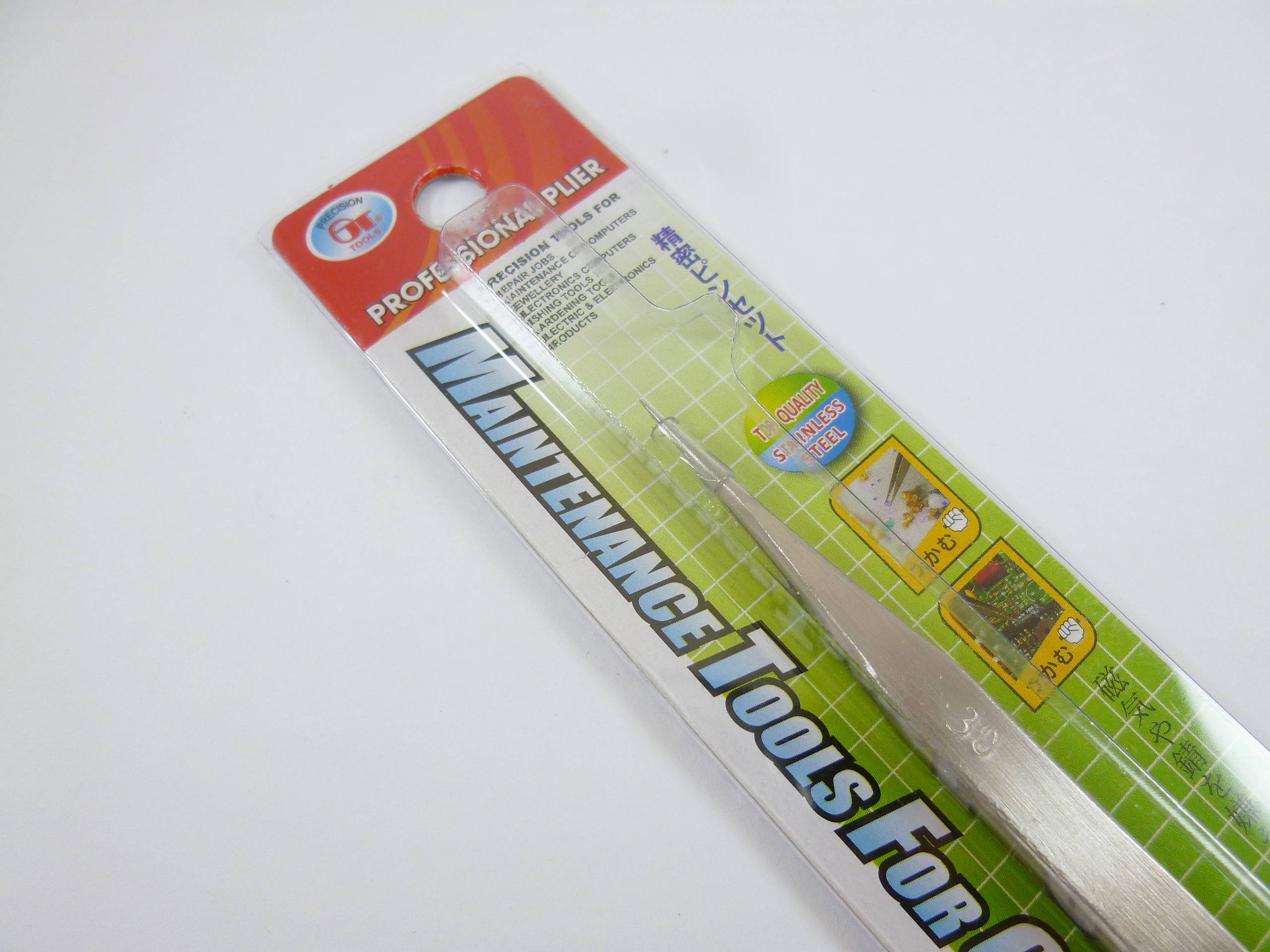 不銹鋼無齒紋鑷子