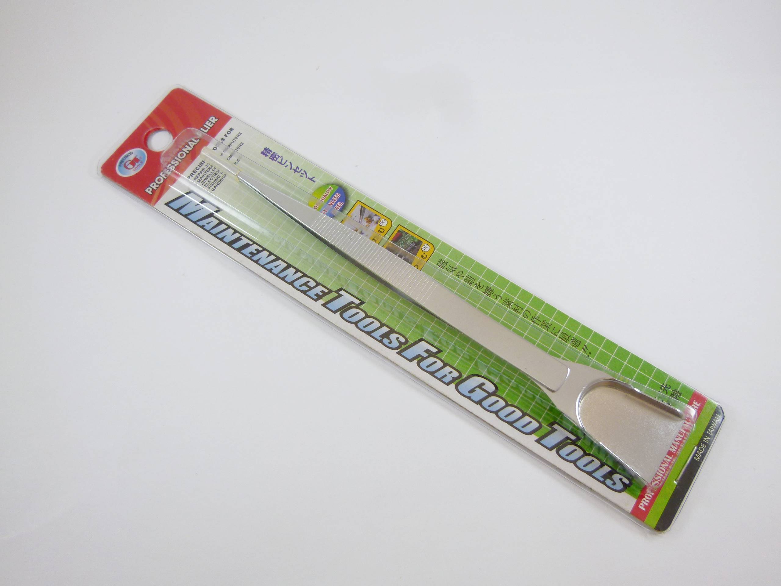 不銹鋼有齒紋鑷子附鏟子