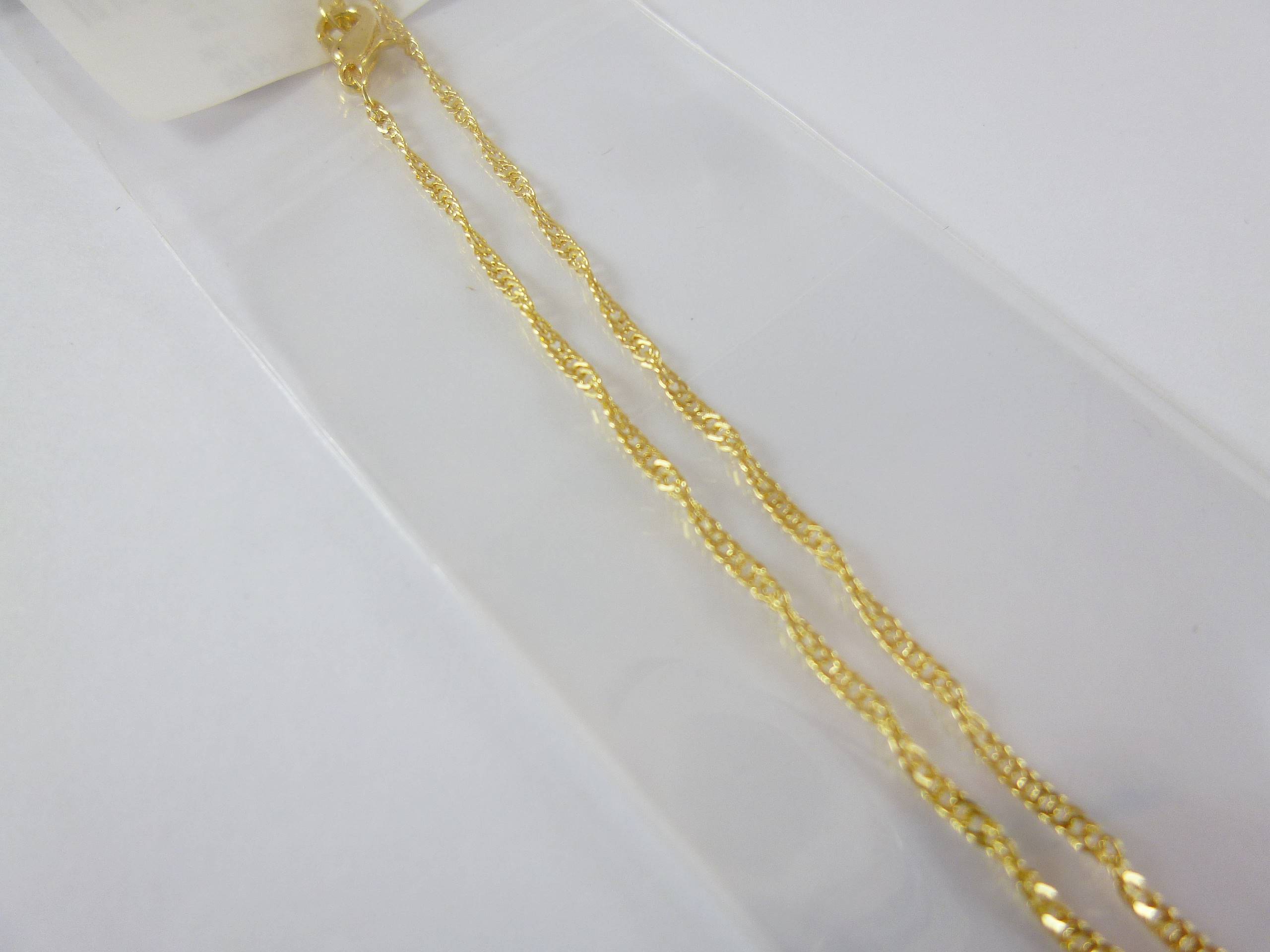 16吋金色水波鍊