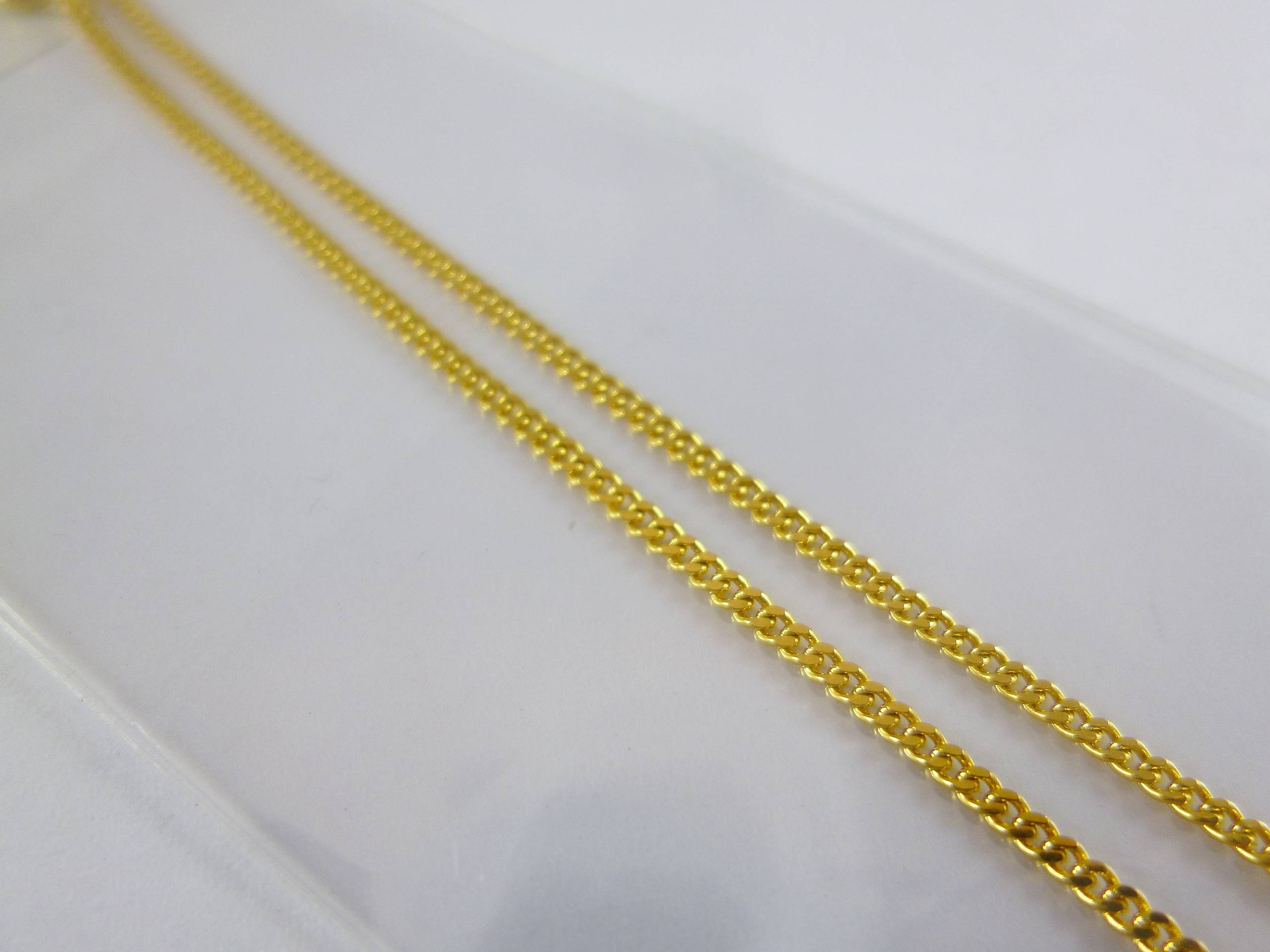 銅鍍金色日製S圈項鍊