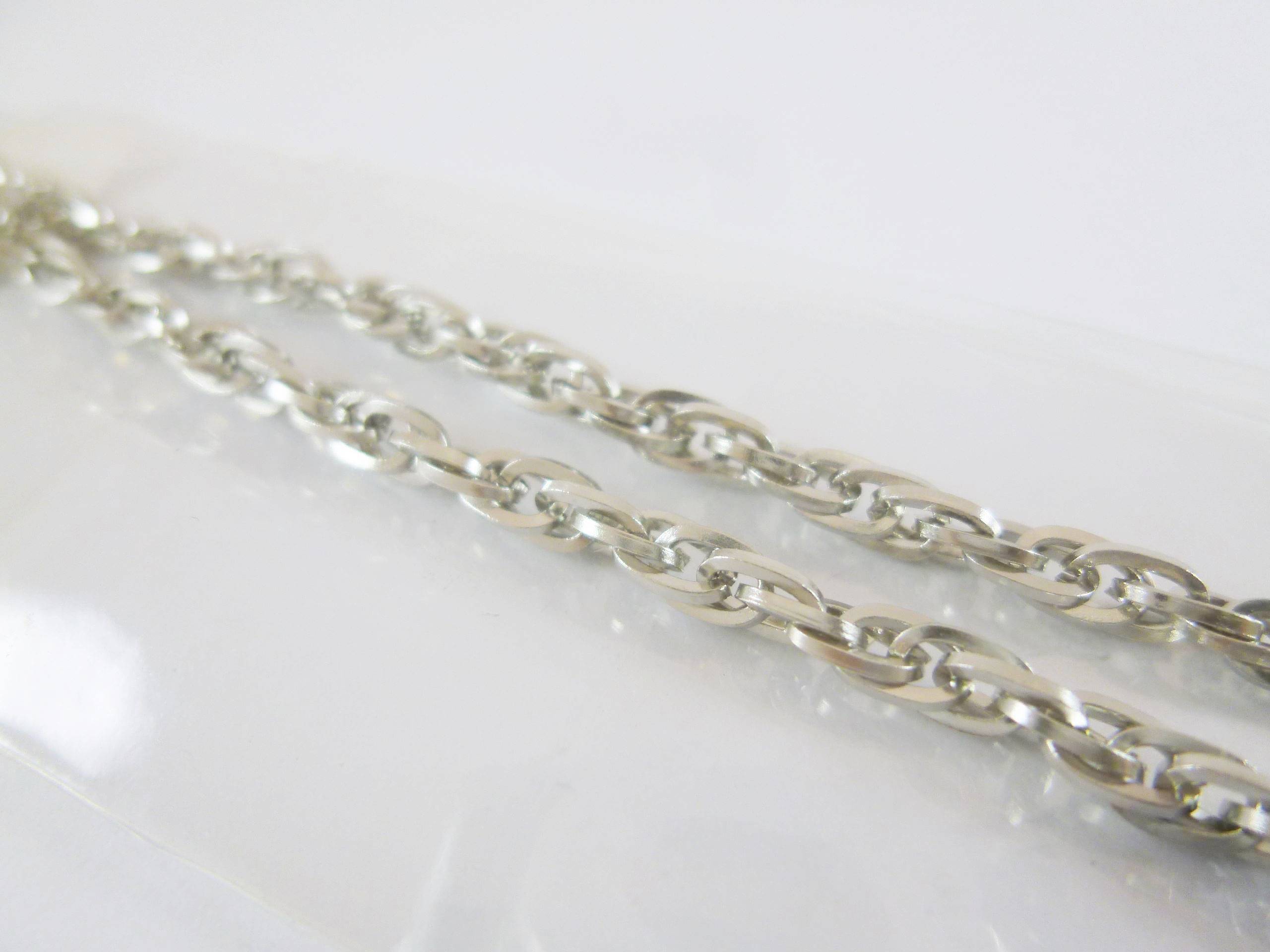 18吋不銹鋼水波項鍊