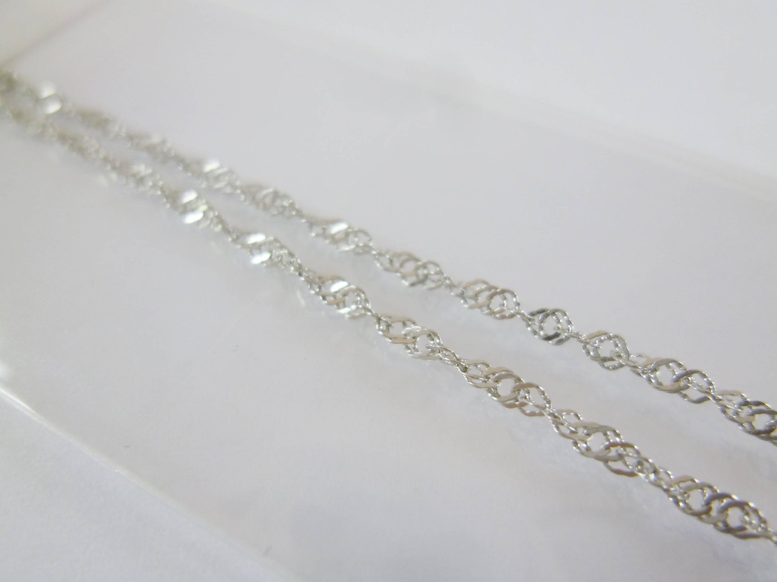 18吋不銹鋼水波項鍊