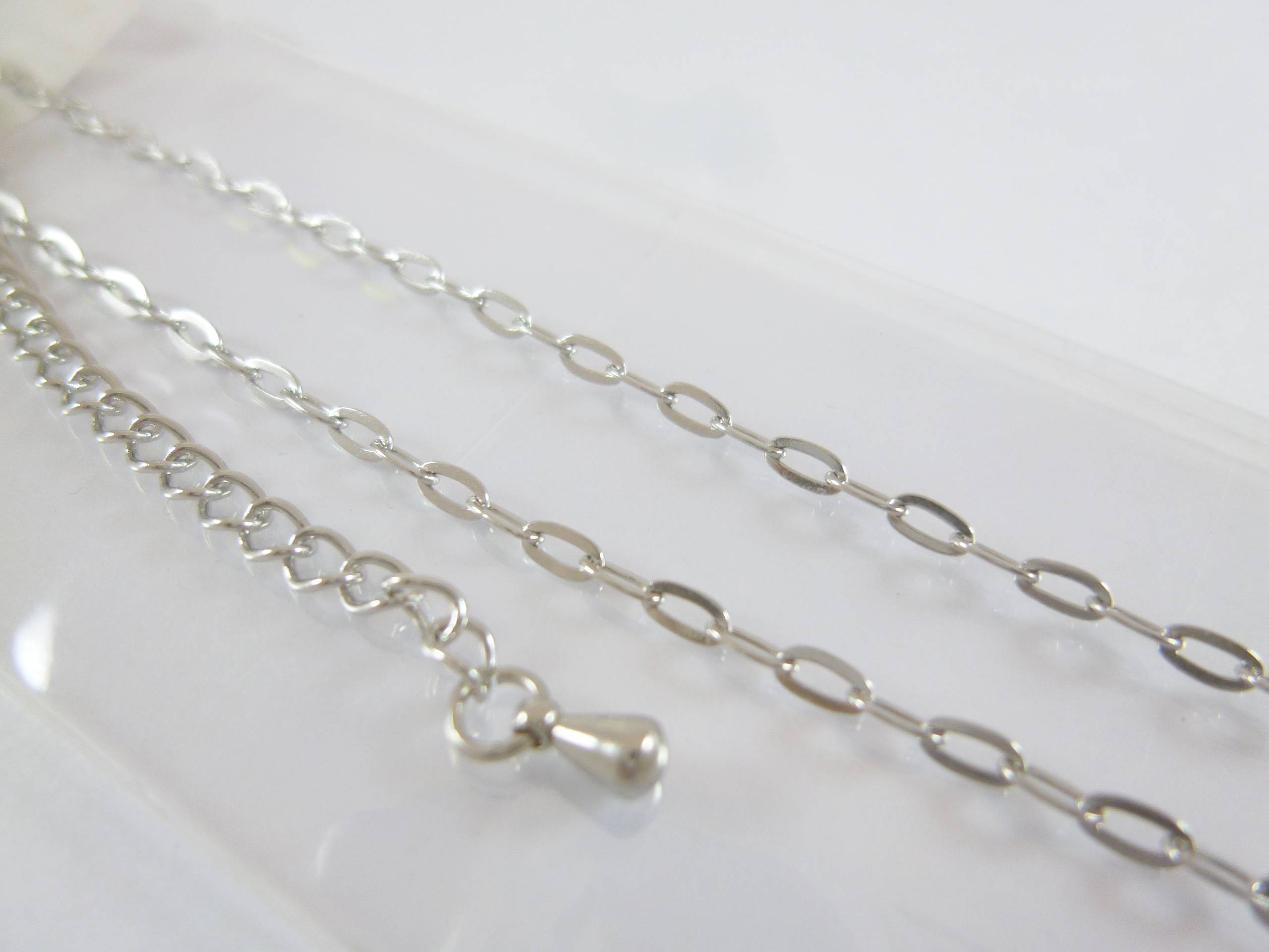 16吋不銹鋼橢圓圈項鍊