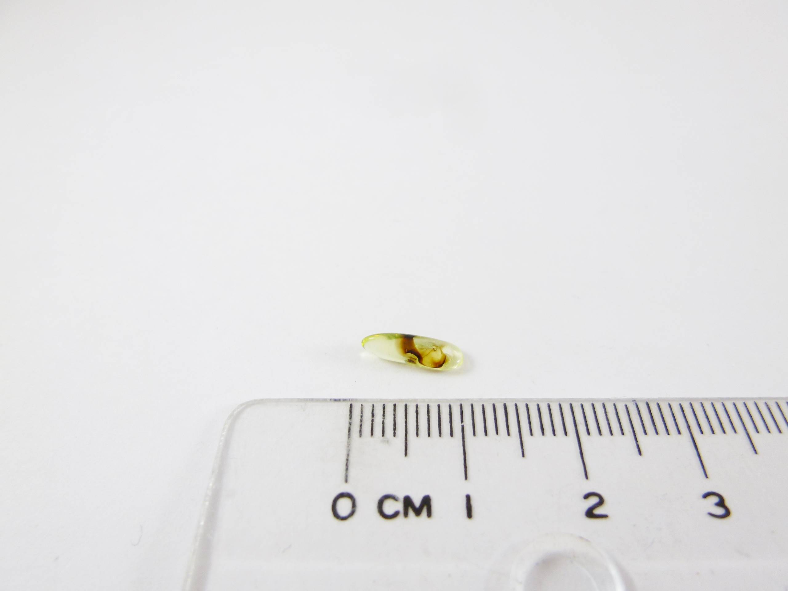 劍形-淺果綠咖啡紋-10x4mm