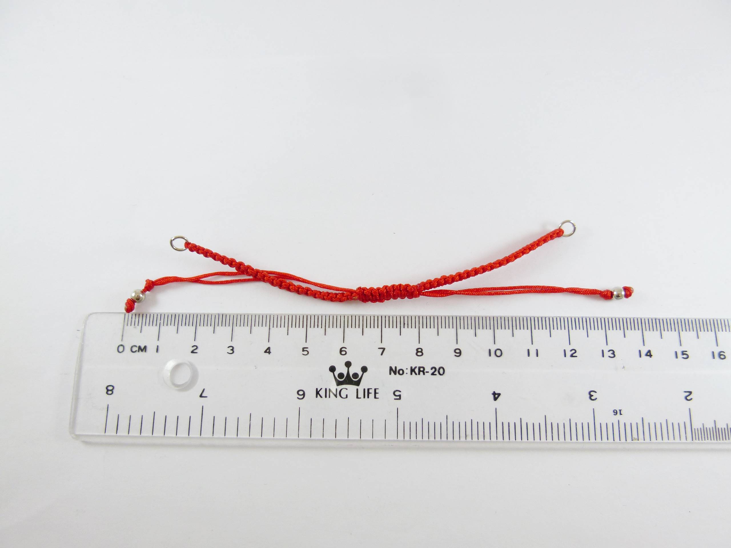 平結編織手鍊-紅色