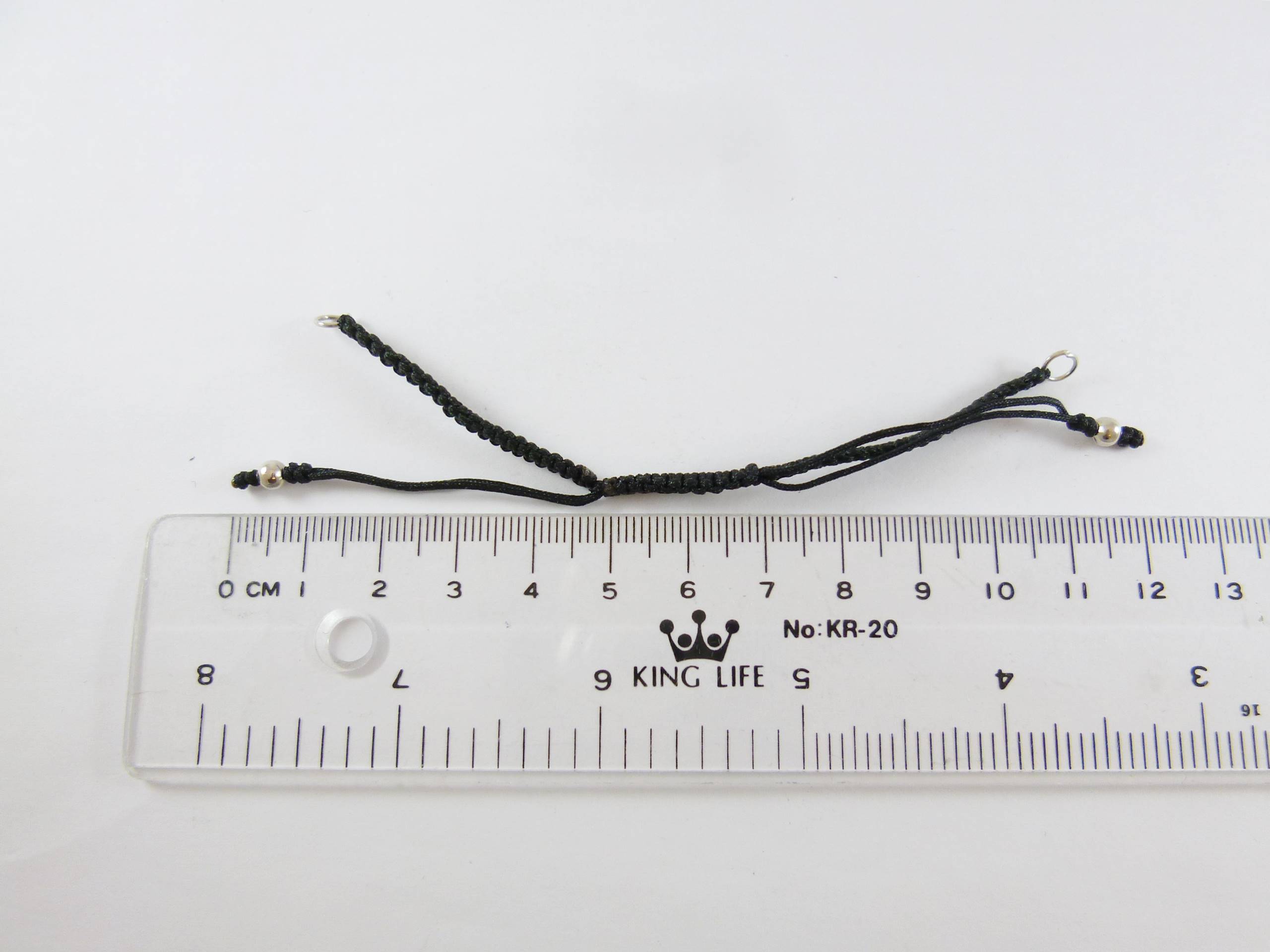 平結編織手鍊-黑色