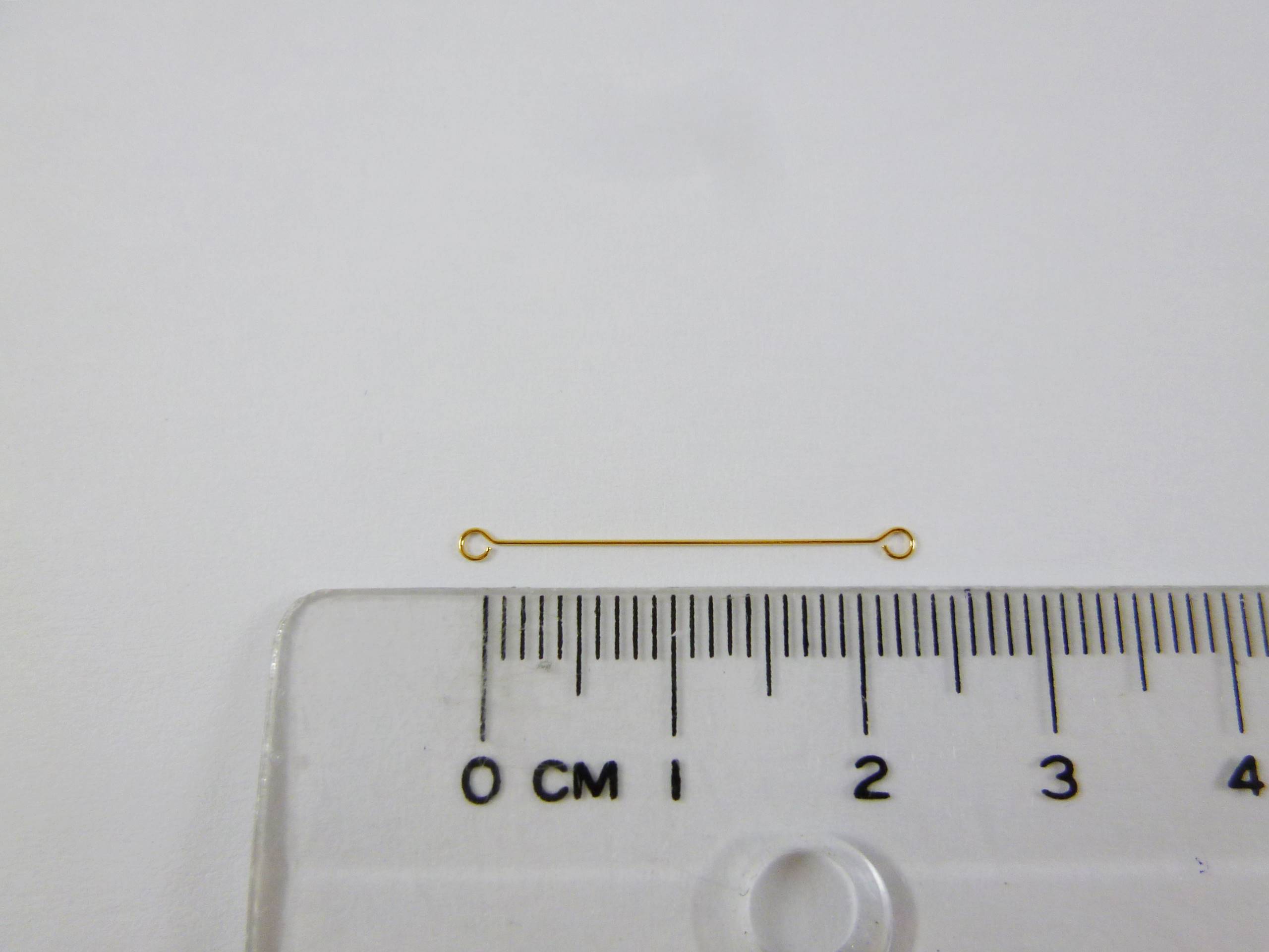 銅鍍金色雙九針-0.5x20mm