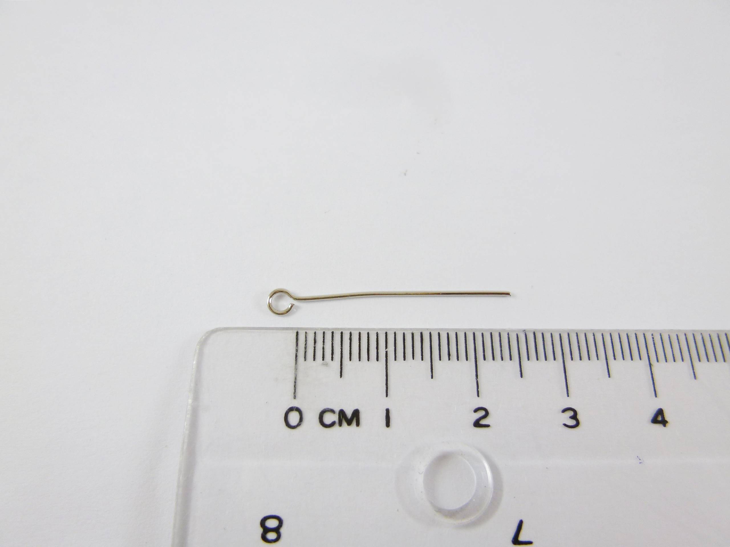 銅鍍白K色九針-0.6x25mm