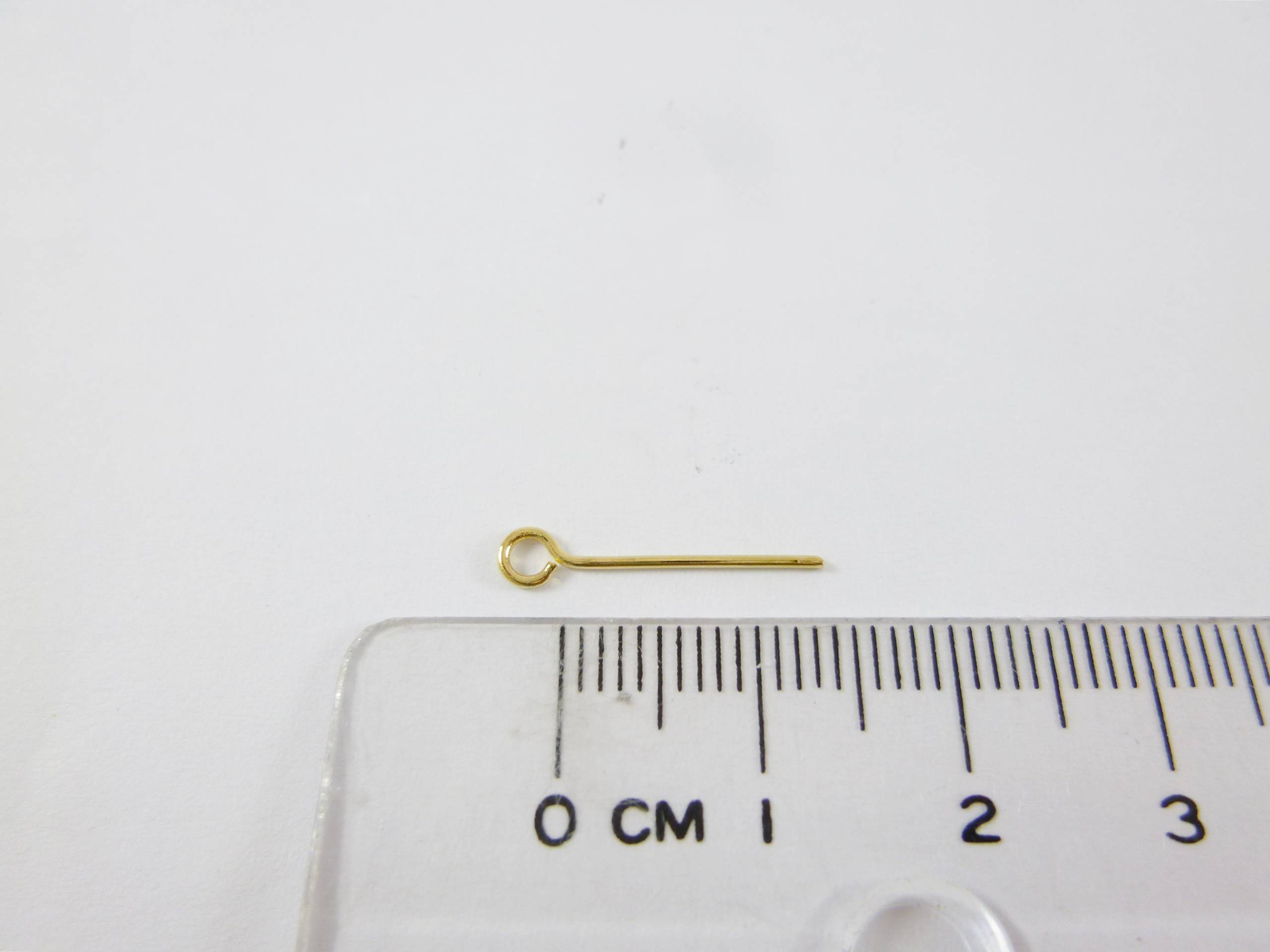 銅鍍金色九針-0.7x14mm