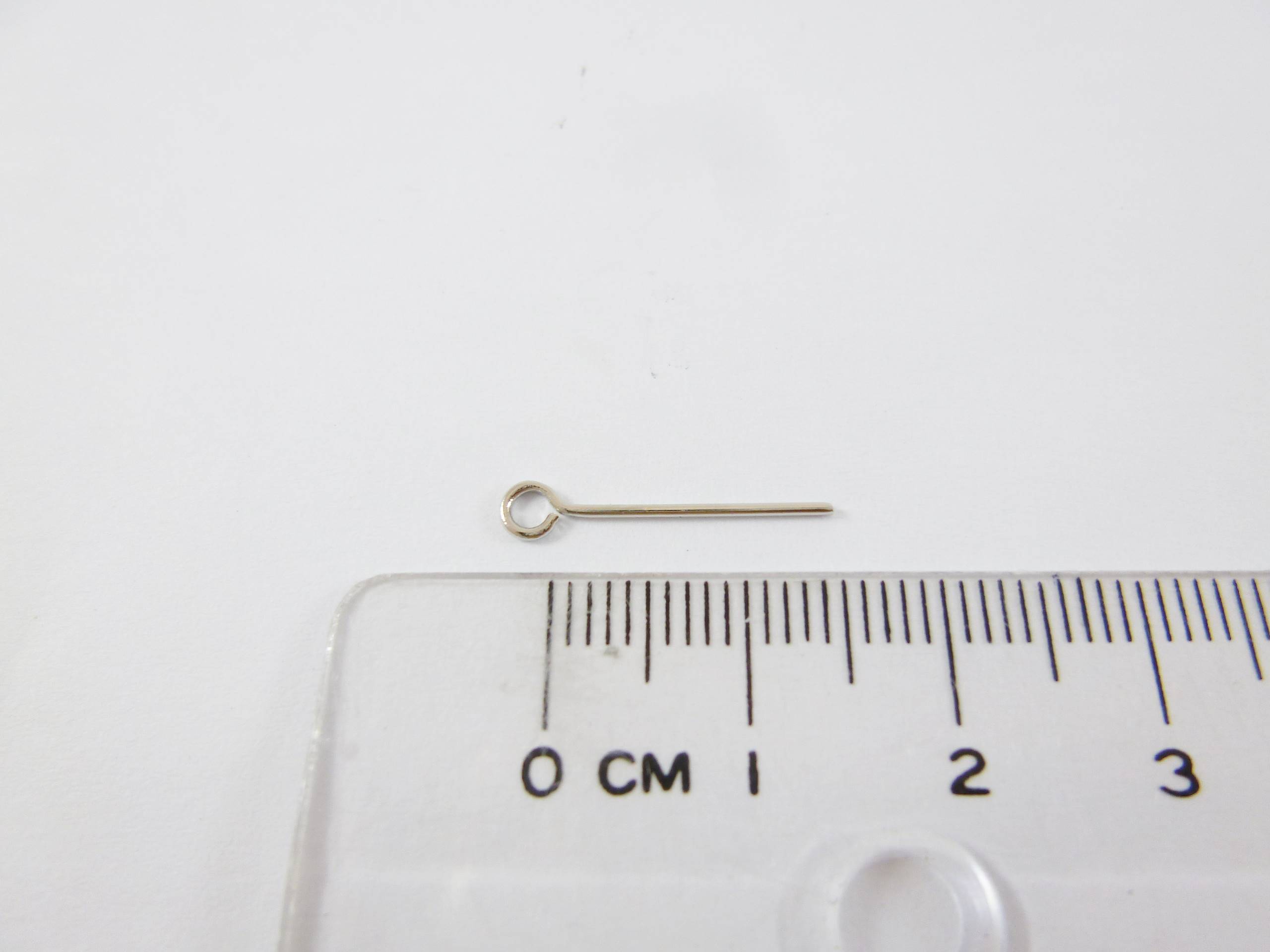 銅鍍白k色九針-0.7x14mm