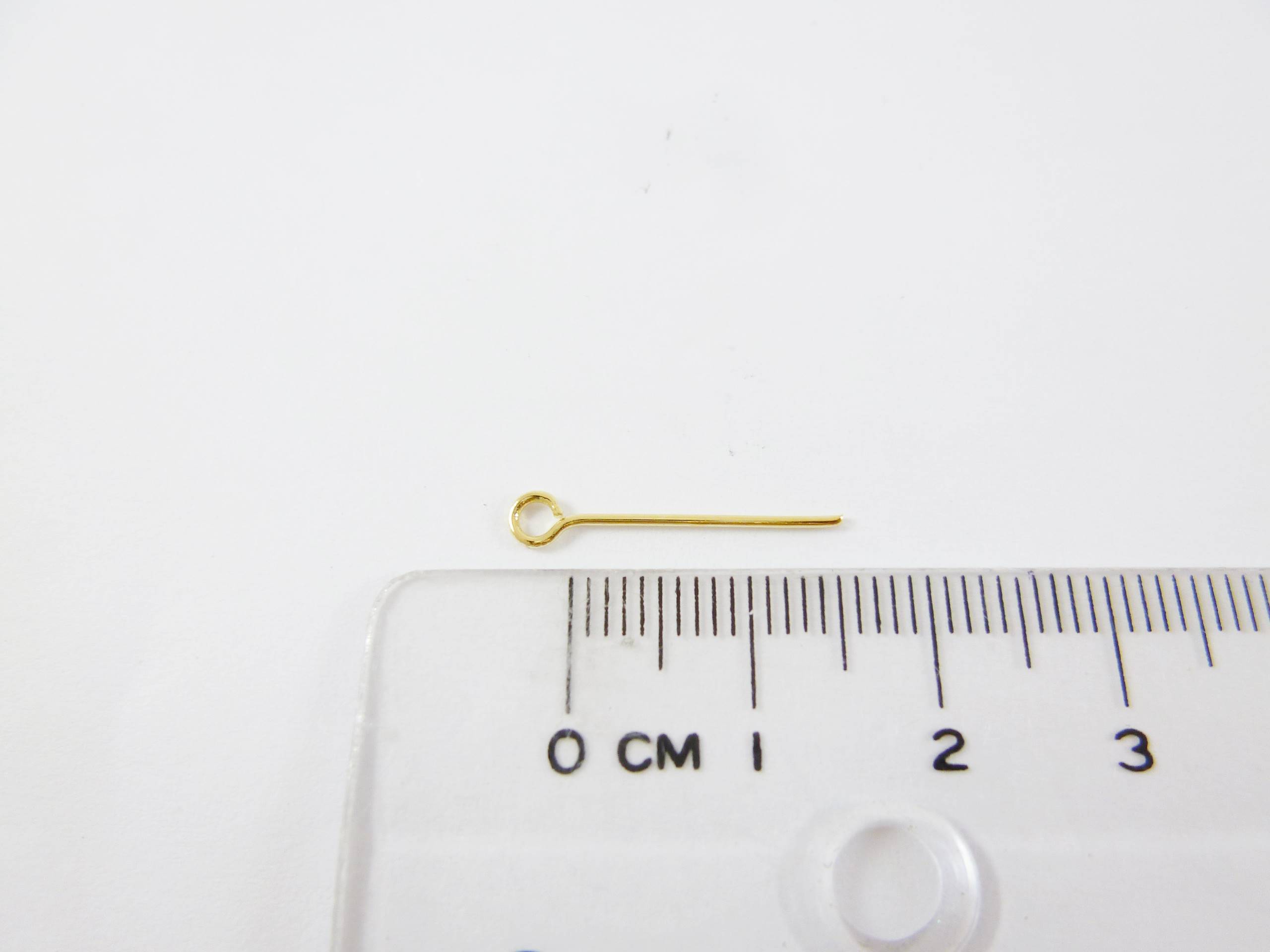 銅鍍金色九針-0.7x16mm