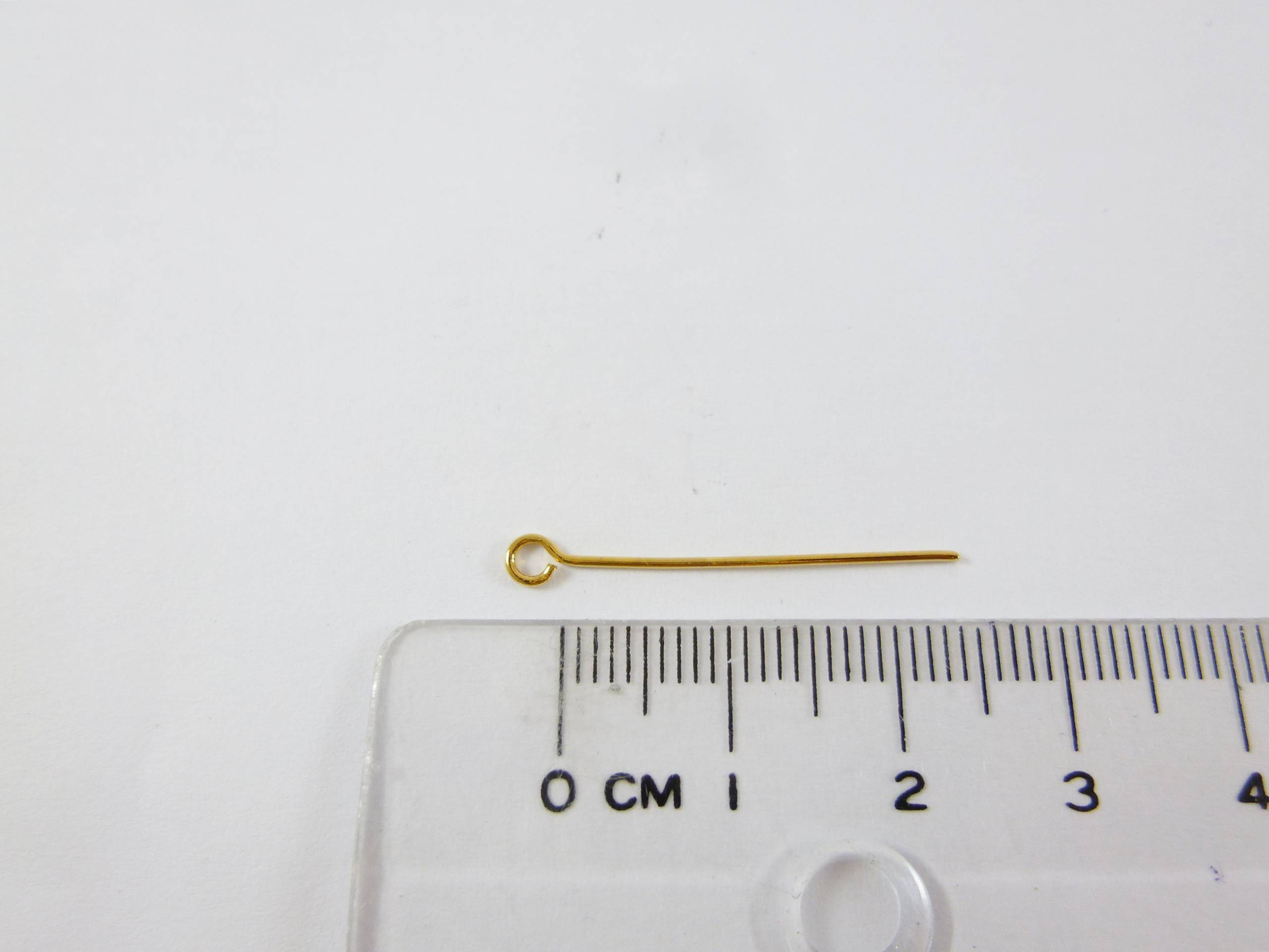 銅鍍金色九針-0.7x25mm