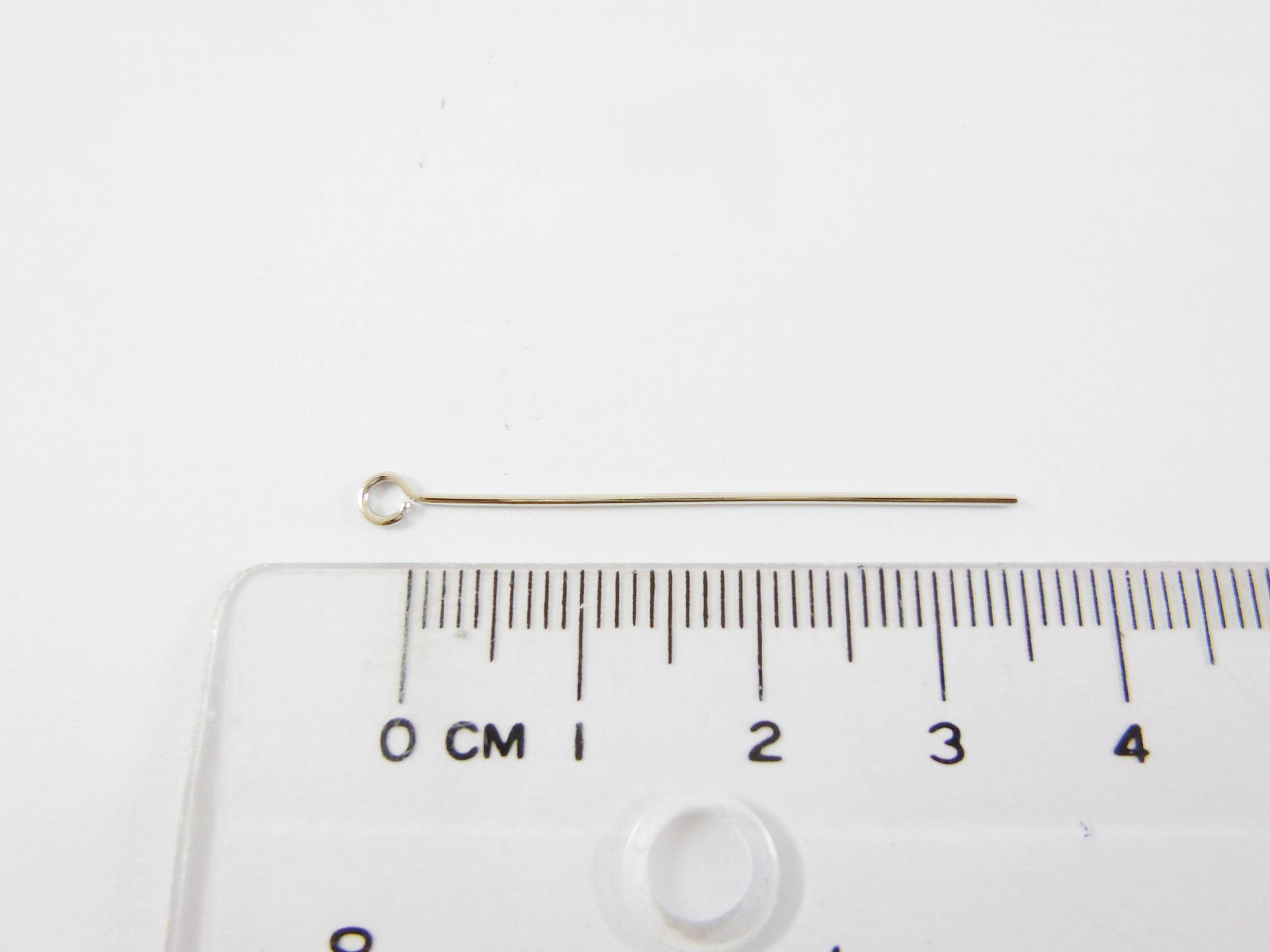 銅鍍白K色九針-0.7x35mm