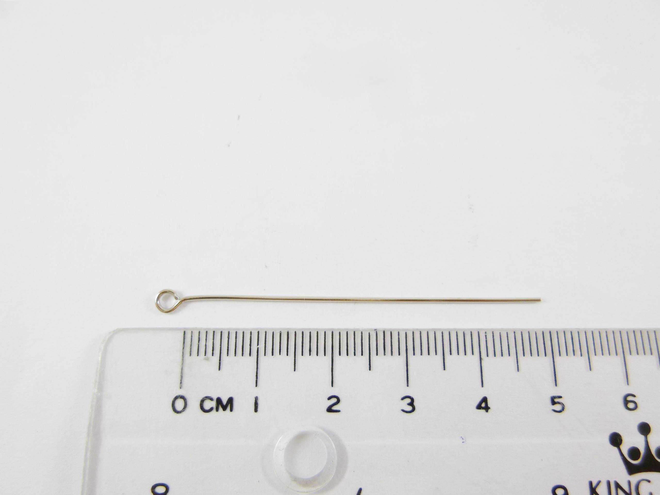 銅鍍白K色九針-0.7x50mm