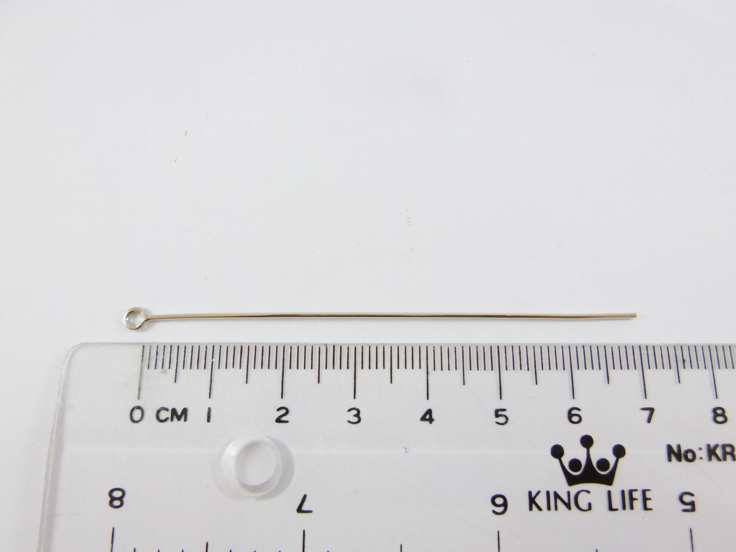 銅鍍白K色九針-0.8x70mm